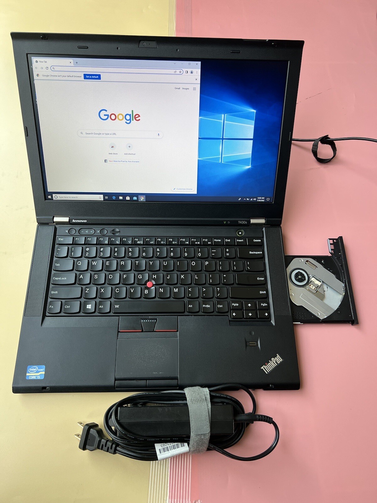 LENOVO THINKPAD T430s Core i5-3320M 8GB RAM 250GB HDD WEBCAM BACKLIT 1600X900