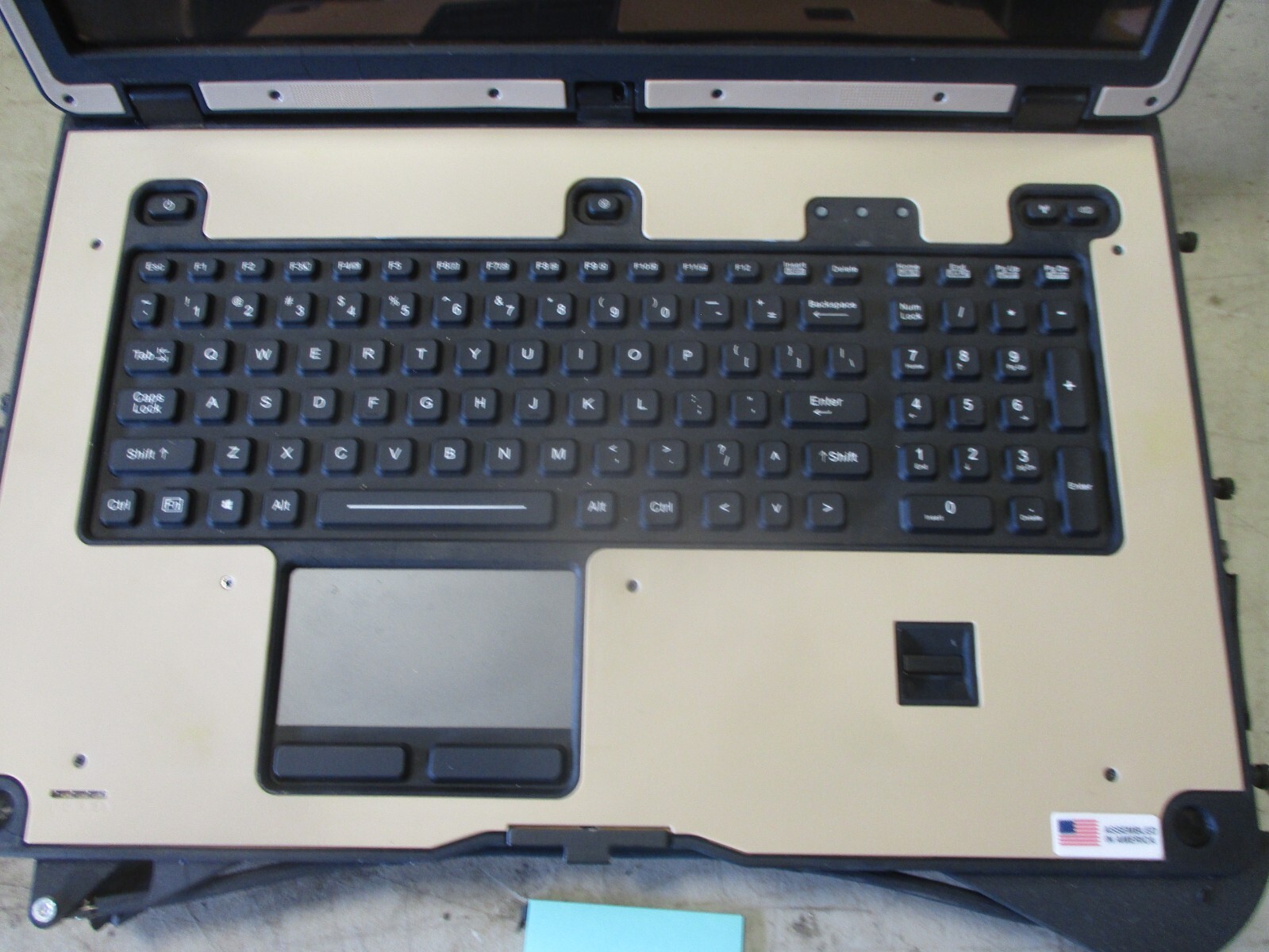 Used VT Miltope SRNC-17-G2 Semi-Rugged Notebook Computer Intel i7 No Drive HMMWV