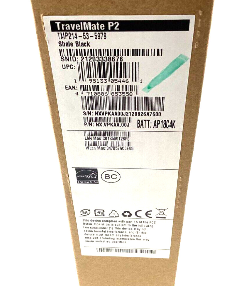 Acer TravelMate P214-53 i5-1135G7 16GB 256GB WiFi6 14F W11P NX.VPKAA.00J ❤️️ ✅