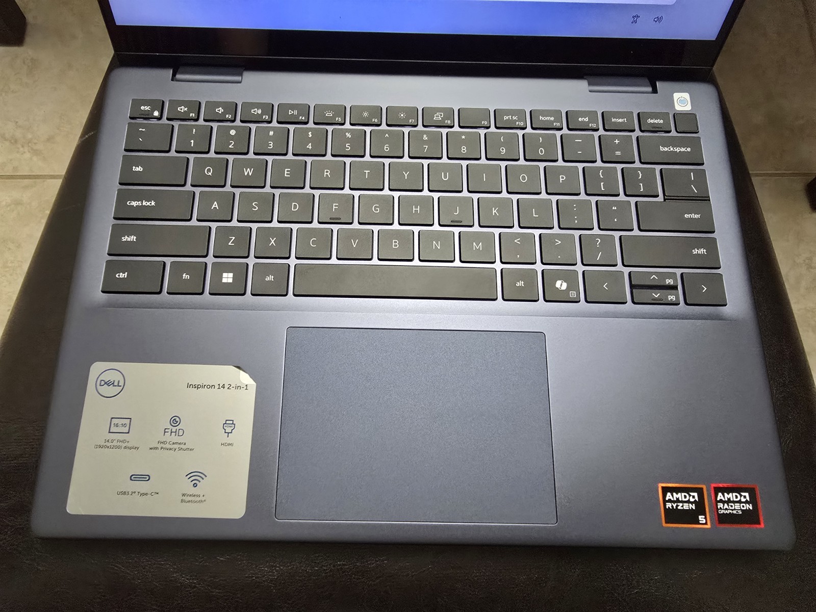 Dell Inspiron 14 7445 14″ 2 in 1 Touch AMD Ryzen 5 8640HS 8GB 512GB W11 Laptop