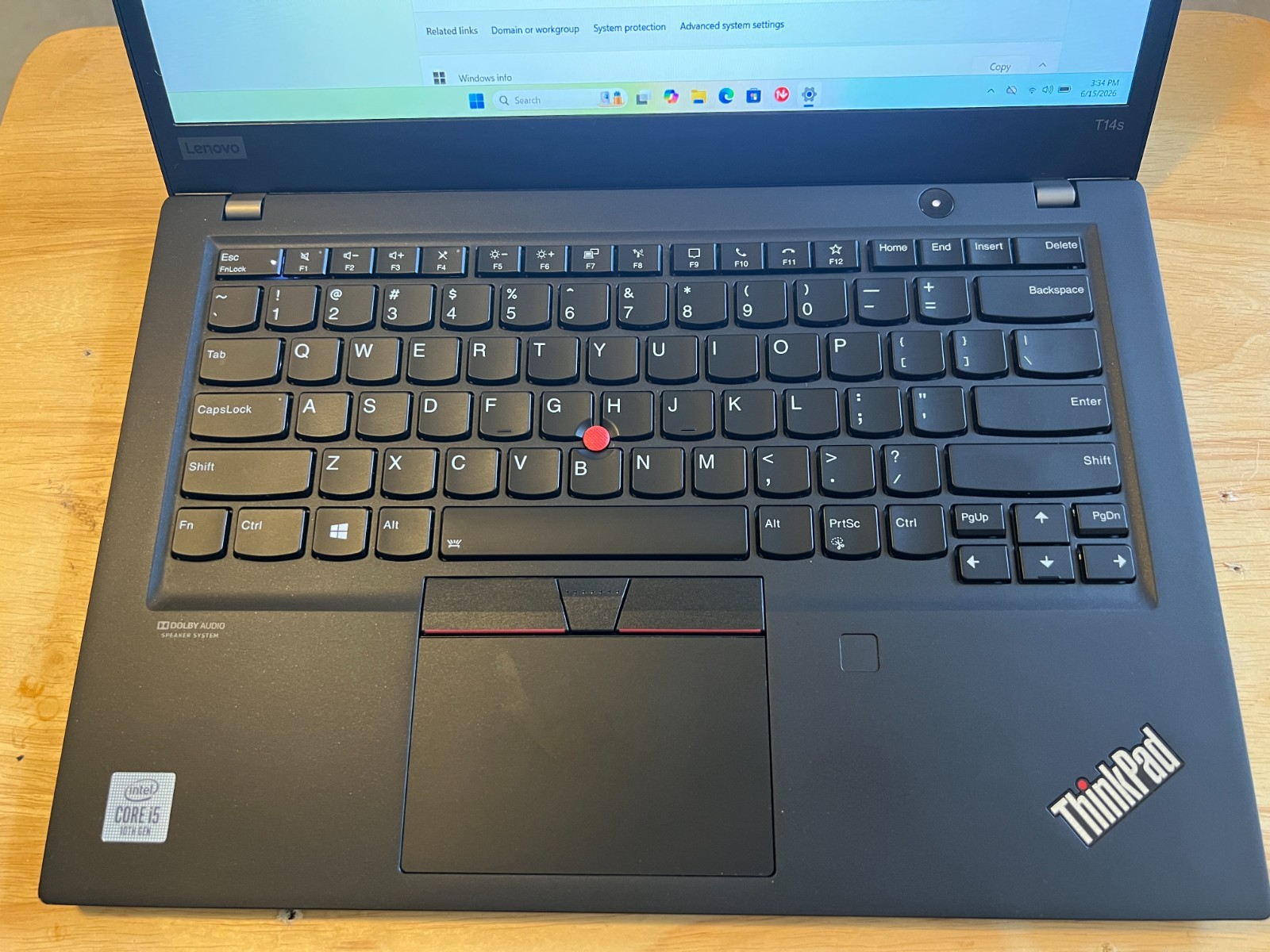 Lenovo ThinkPad T14s Gen 1 (20UH) — Intel i5-10210U 1.6Ghz, 16GB DDR4, 512GB M2