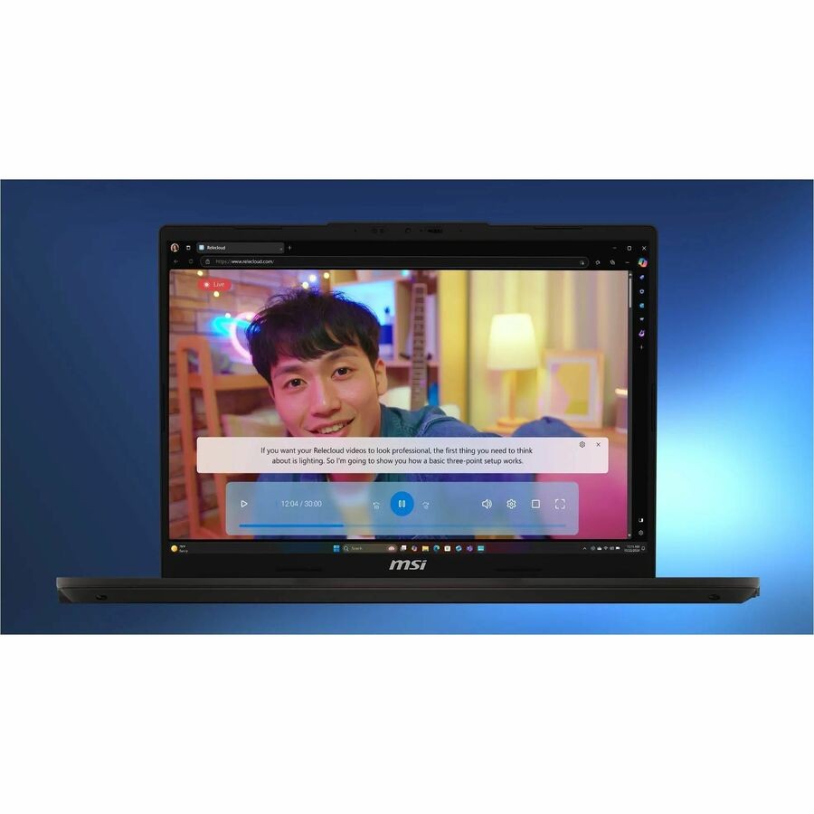 MSI Venture A14 AI+ A3HMTG-019US 14 Touchscreen Notebook – Full HD Plus – 60 Hz