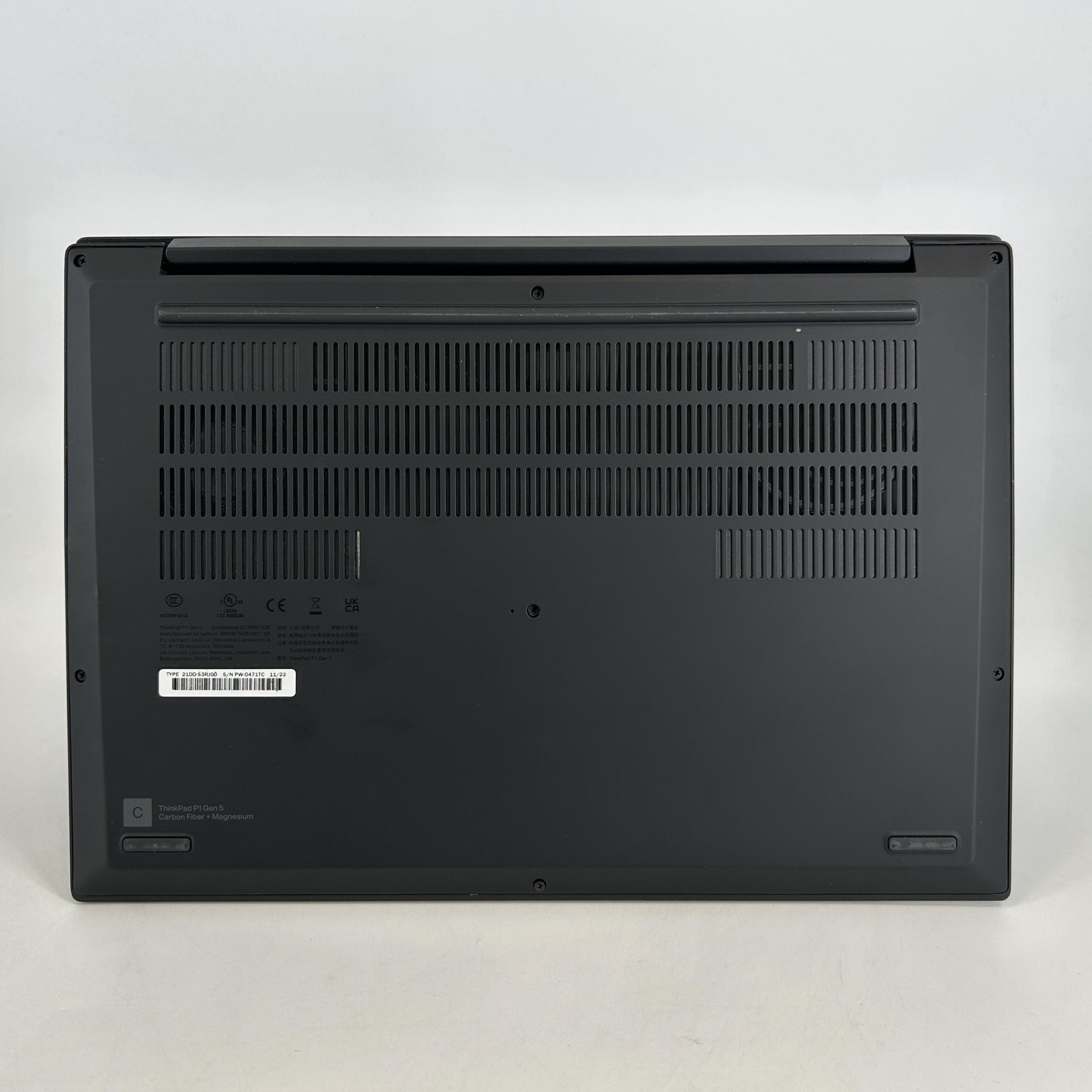Lenovo ThinkPad P1 Gen 5 16 UHD+ 2.4 GHz i7-12800H 64GB 1TB RTX A3000 Very Good