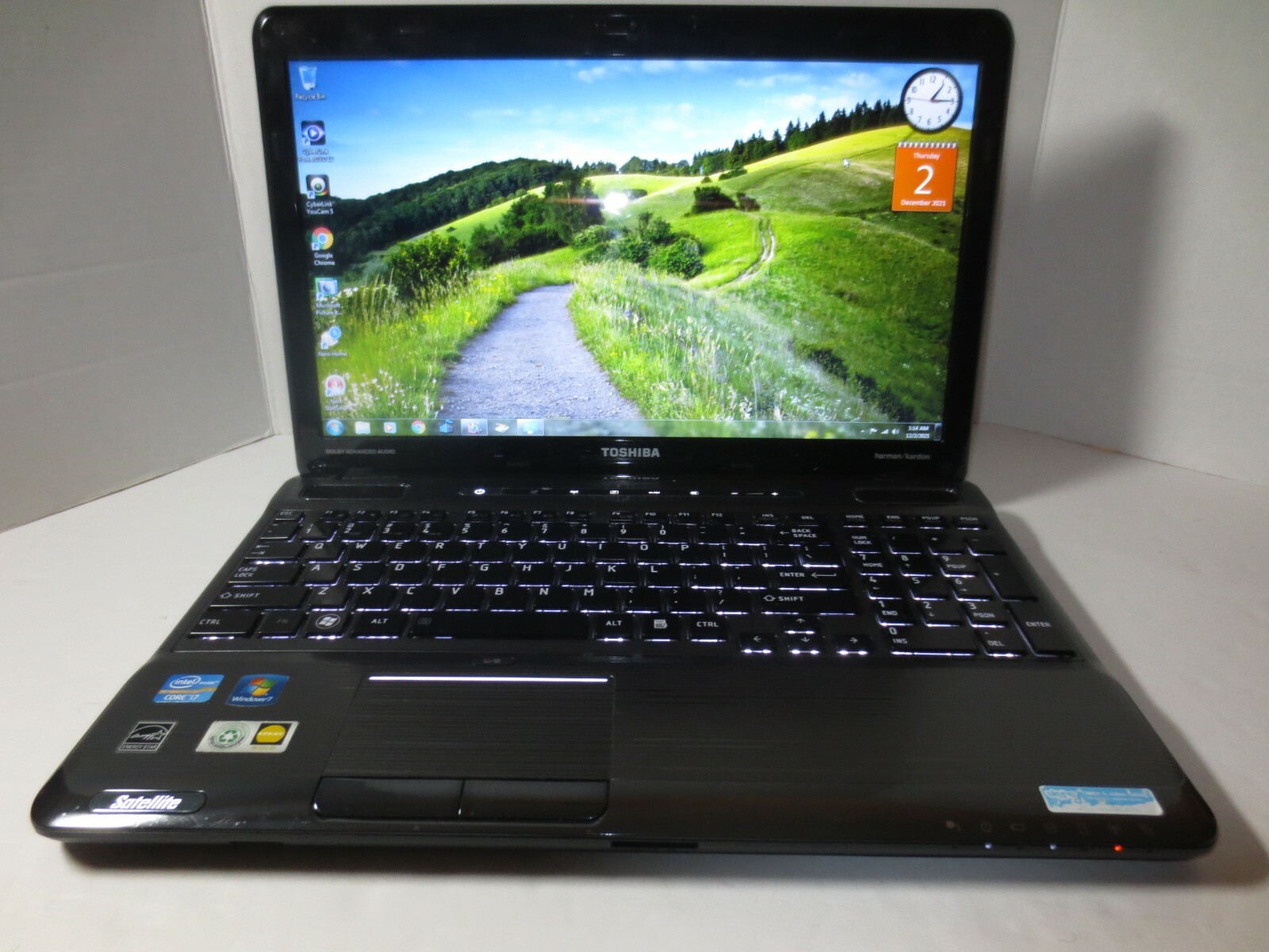 TOSHIBA SATELLITE P755-S5269 15.6″CORE i7-2630QM@2.0GHz 8GB RAM 500GB HDD WIN7