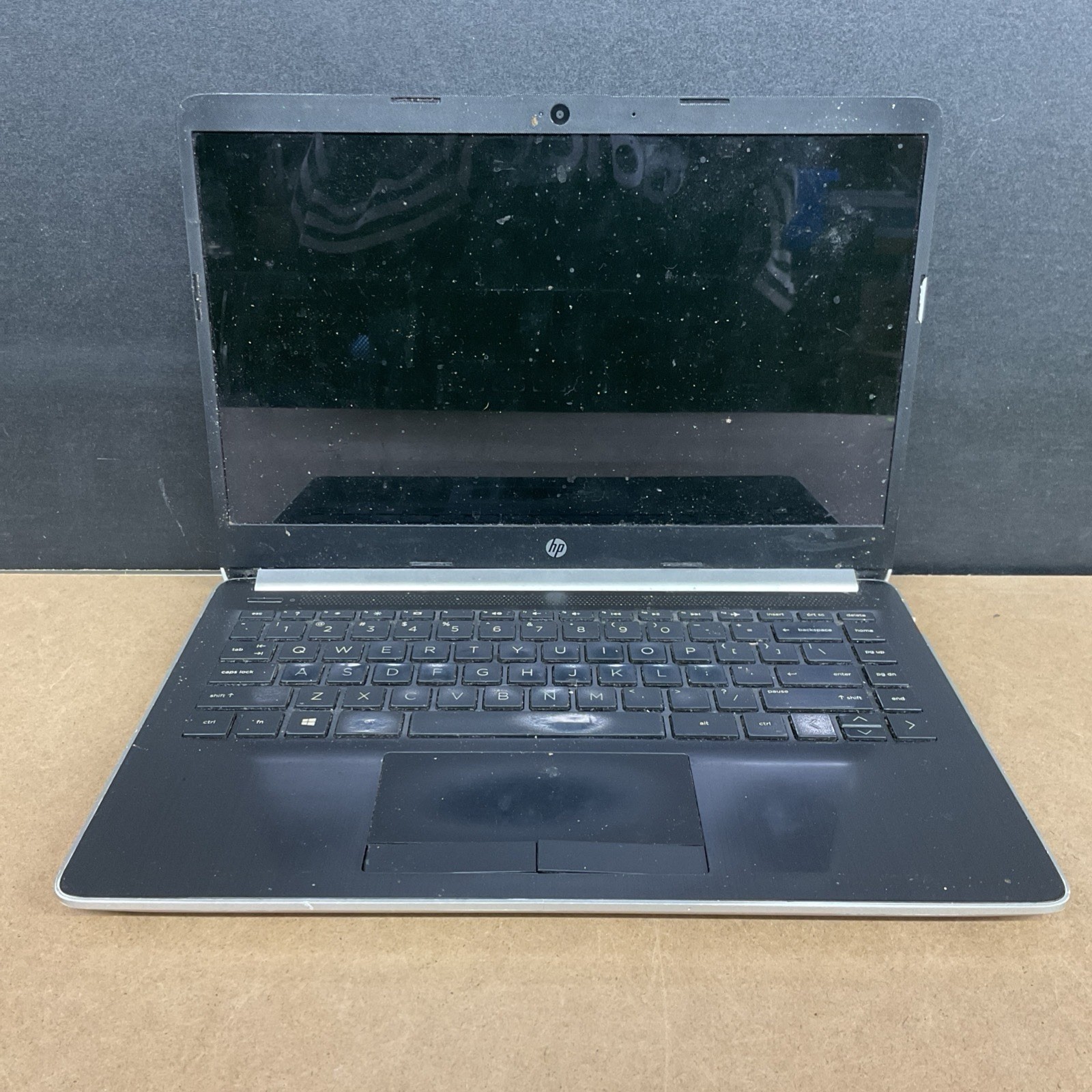 HP Model 14-dk0731ms Laptop – Missing Bottoms Screws Untested / Broken
