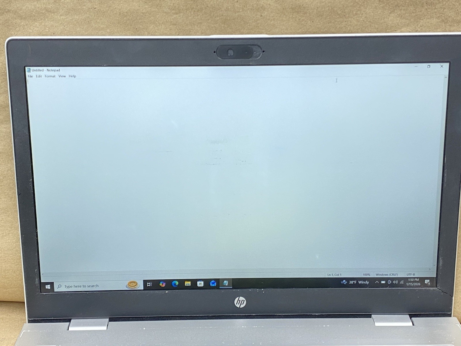 HP 650 G4 – 15.5″ 1920×1080 – i5-7300U – 8GB – 128GB SSD – Win 10 Pro
