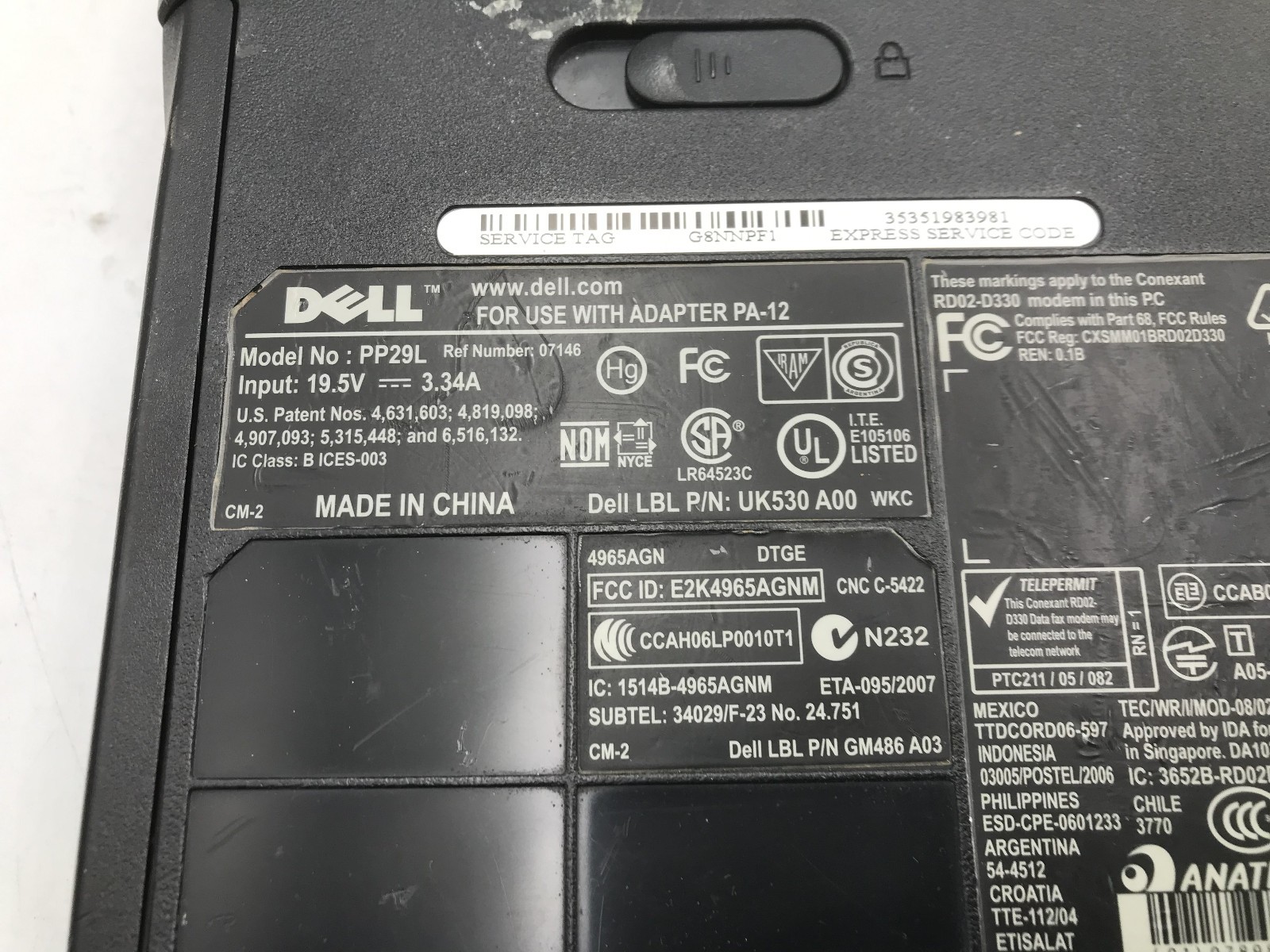 DELL INSPIRON 1525 – FOR PARTS/REPAIR – INTEL CELERON – NO RAM – READ DESC – BB!