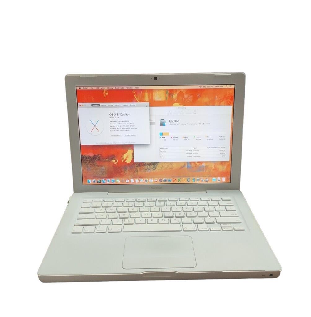 Apple Macbook 2009 A1181 13.3″ core 2 Duo 2.13GHz 4GB RAM 160GB HDD