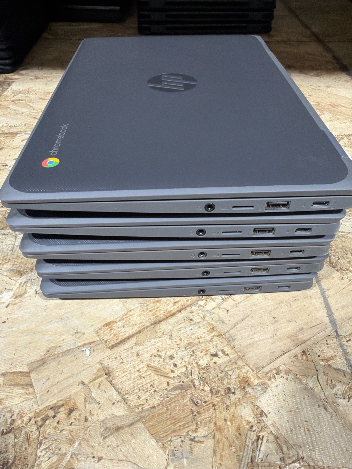 Lot Of 5! HP Chromebook x360 11 G3 EE N4020 1.10GHz 4GB RAM Touch W/ Chargers