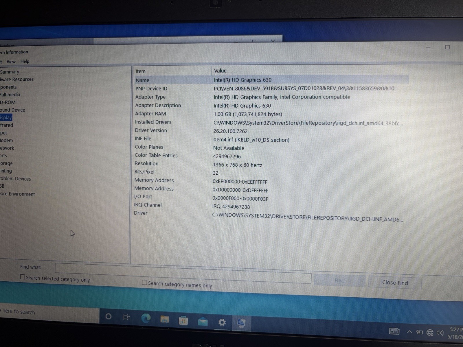 Dell Latitude 5480 i5-7440HQ 8GB RAM, 128GB SSD, Win10Edu, New Battery w/charger