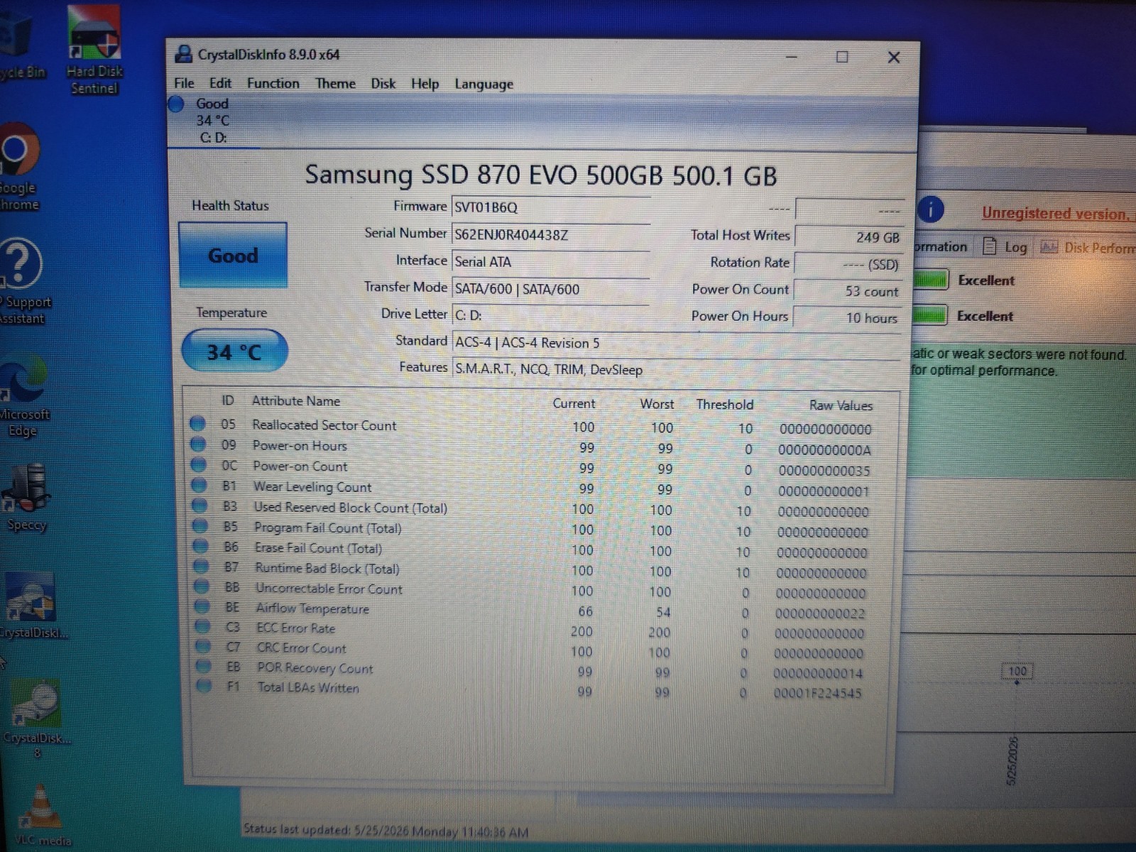 Hp Elitebook 840 G1 14″ Core i5 4th Gen 16GB RAM 500GB SSD Win 10 Pro READ