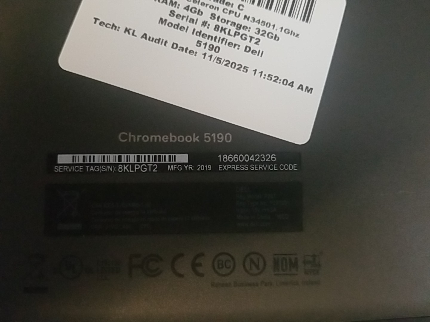 Dell Chromebook 5190