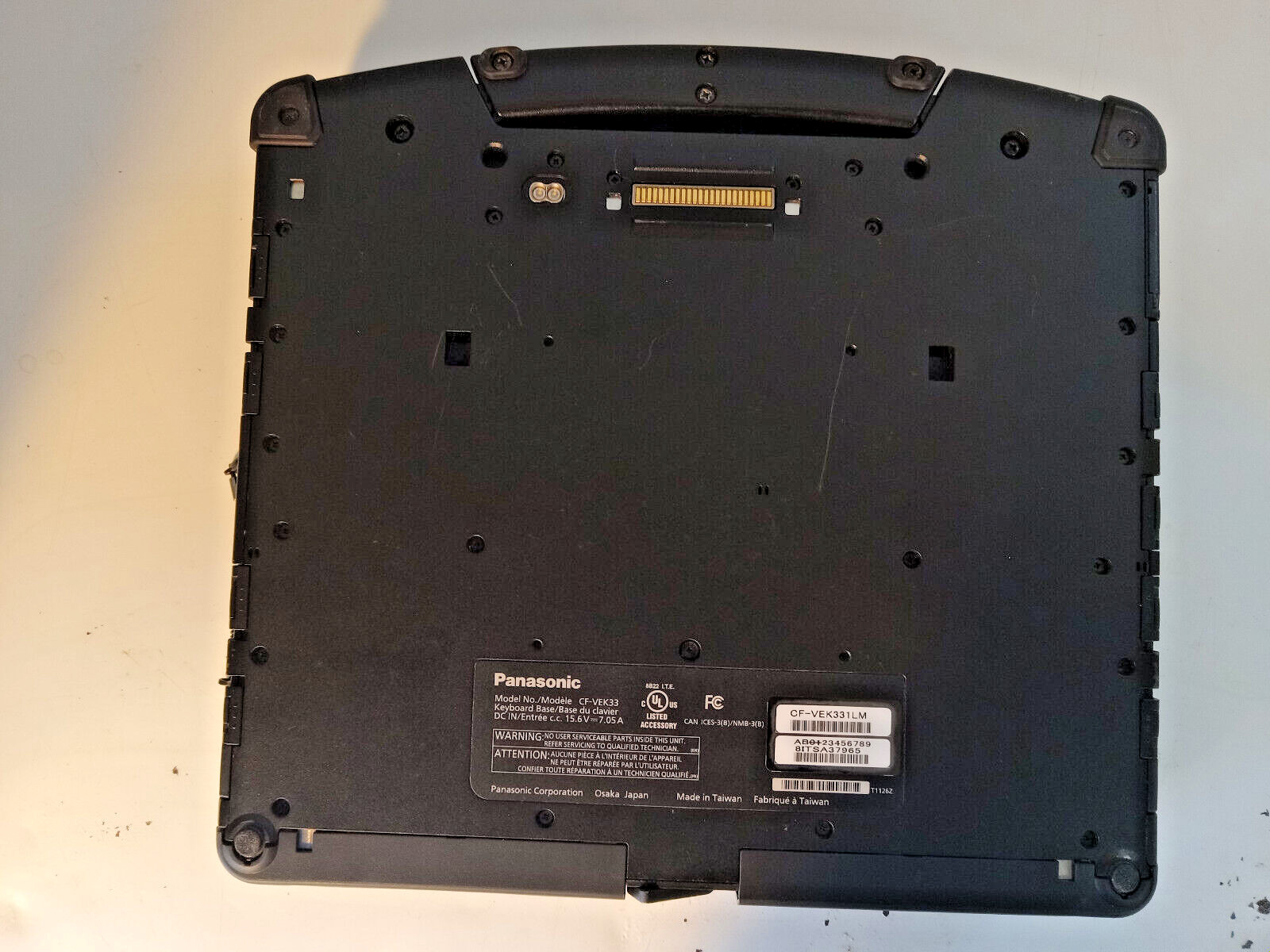 PANASONIC TOUGHBOOK CF-33 , i5-7300, 1TB, 16GB RAM, 2-HD BATS, WEB CAM, 4GGPS