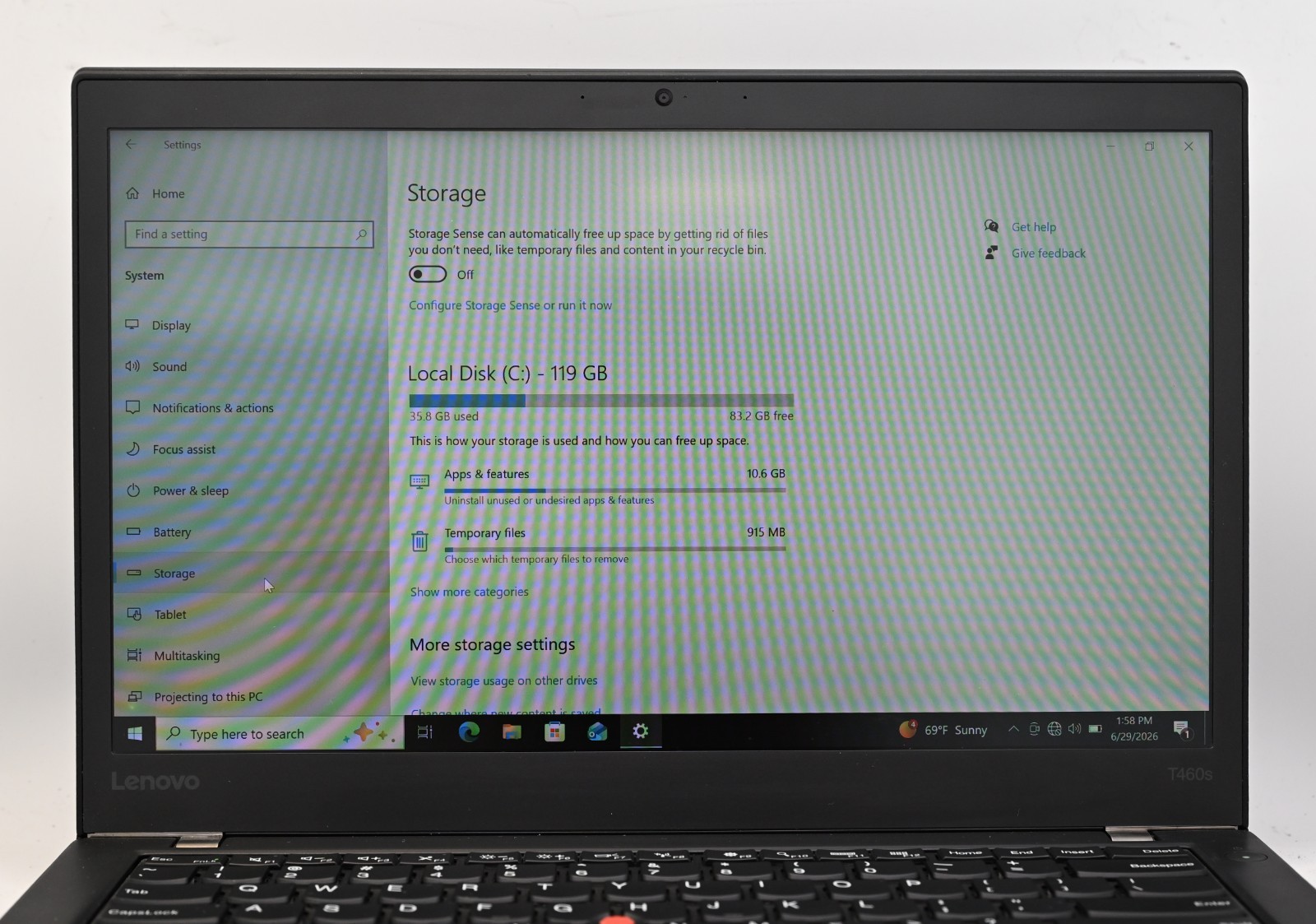 Lenovo Thinkpad T460s i5-6600u 2.6GHz 12GB RAM, 128GB SSD