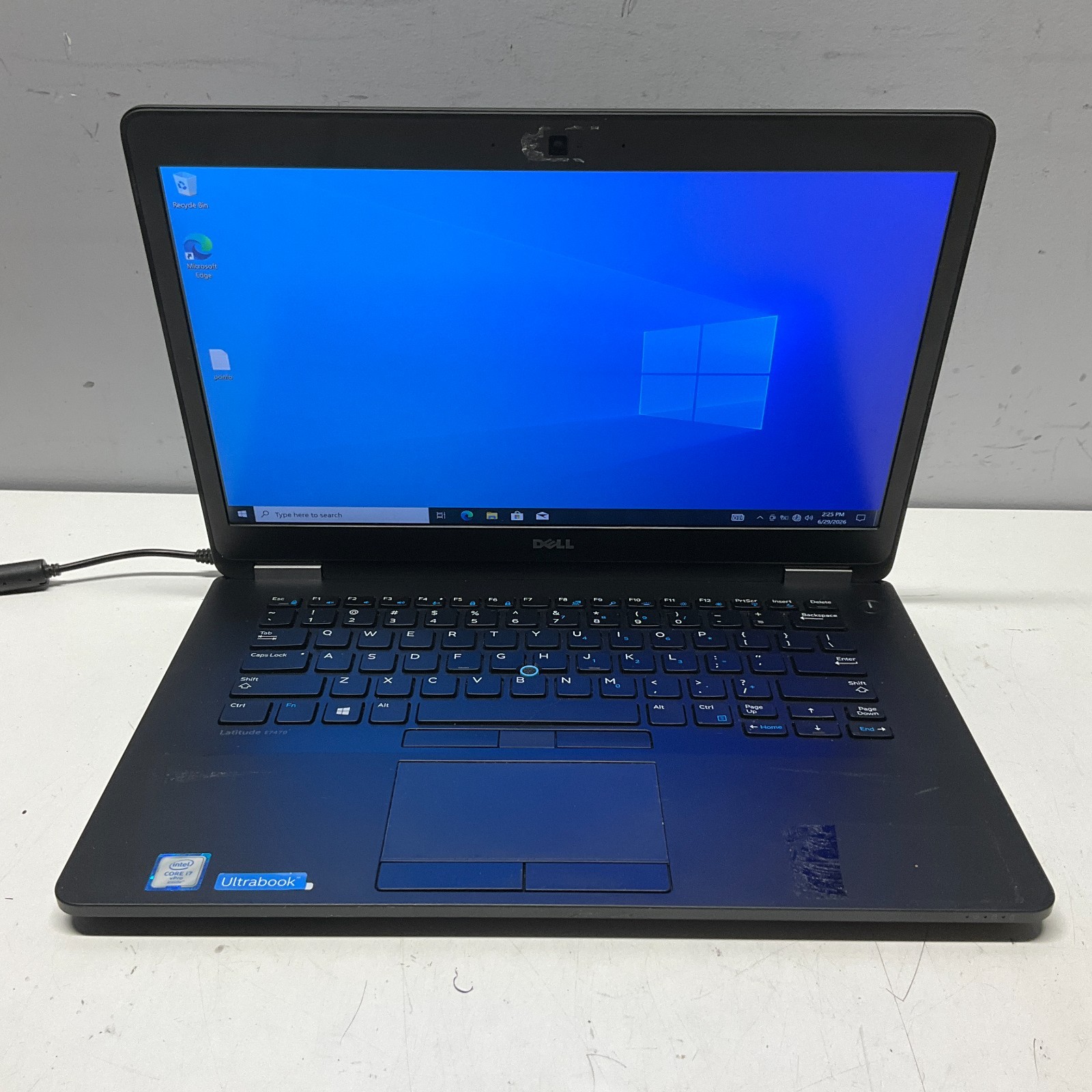 Dell Latitude E7470 14″ Laptop Intel i7-6600U 2.60GHz 8GB RAM 128GB SSD NO BATT