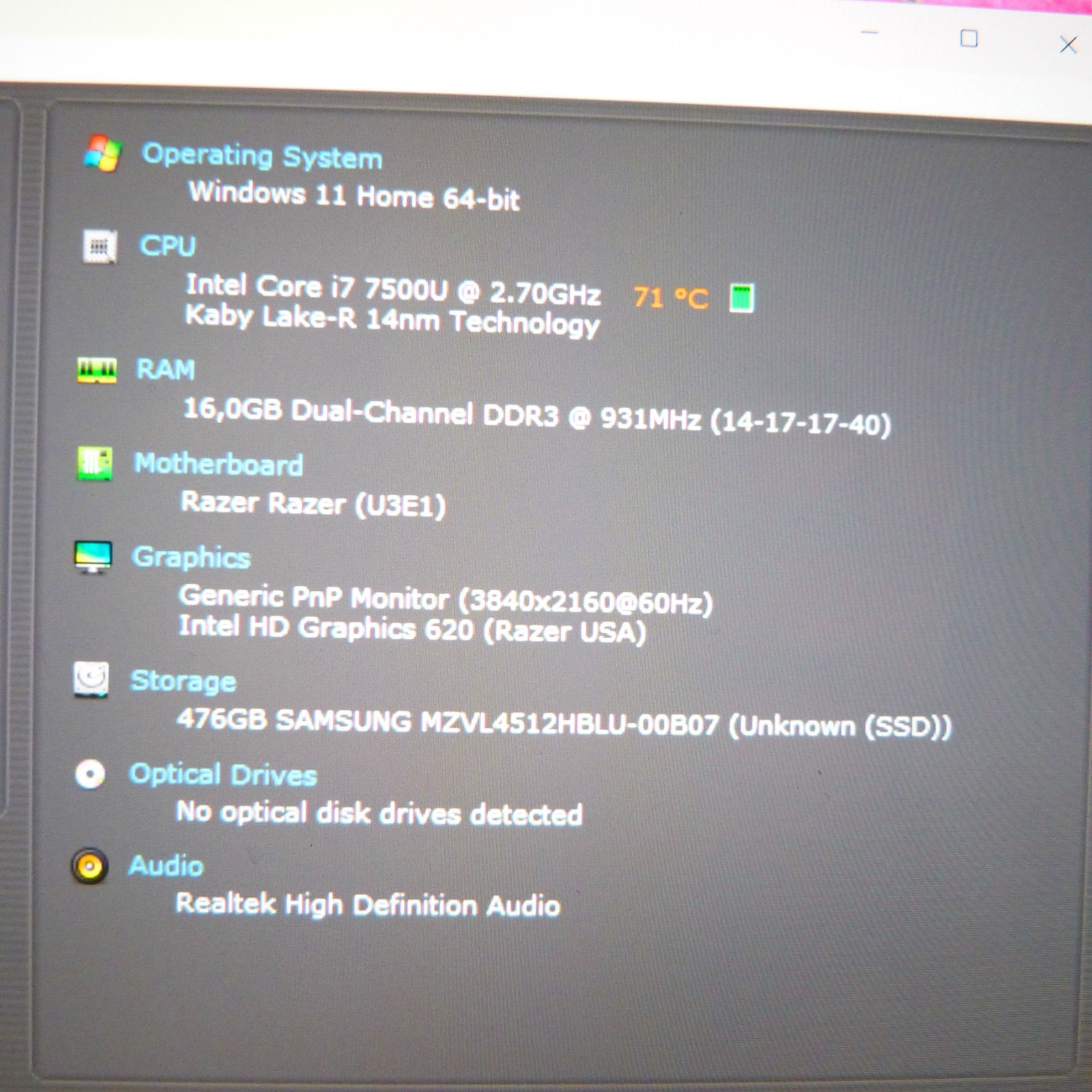 Razer Blade Stealth METAL ULTRABOOK l 13″ ULTRA 4K TOUCH l Windows 11 SSD