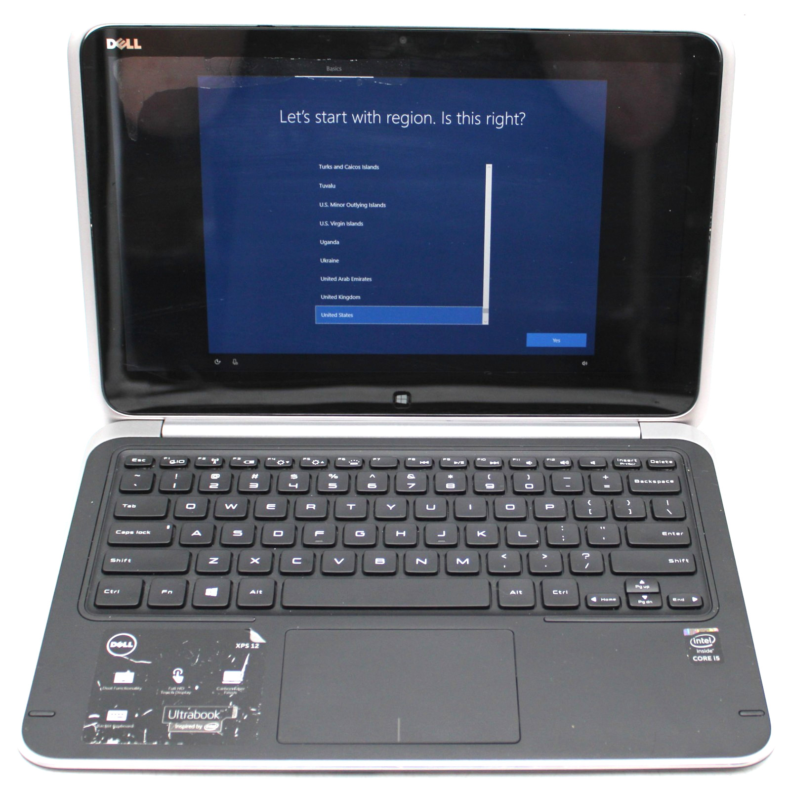 12.5″ Dell UltraBook XPS 12 9Q23 i5-4210U 1.70GHz 4GB RAM 128GB SSD Win 10 Home