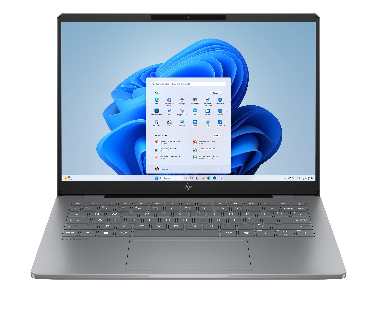 HP OmniBook 7 Laptop Computer 14″ 2K Intel Core Ultra 5 16 GB memory;512 GB SSD