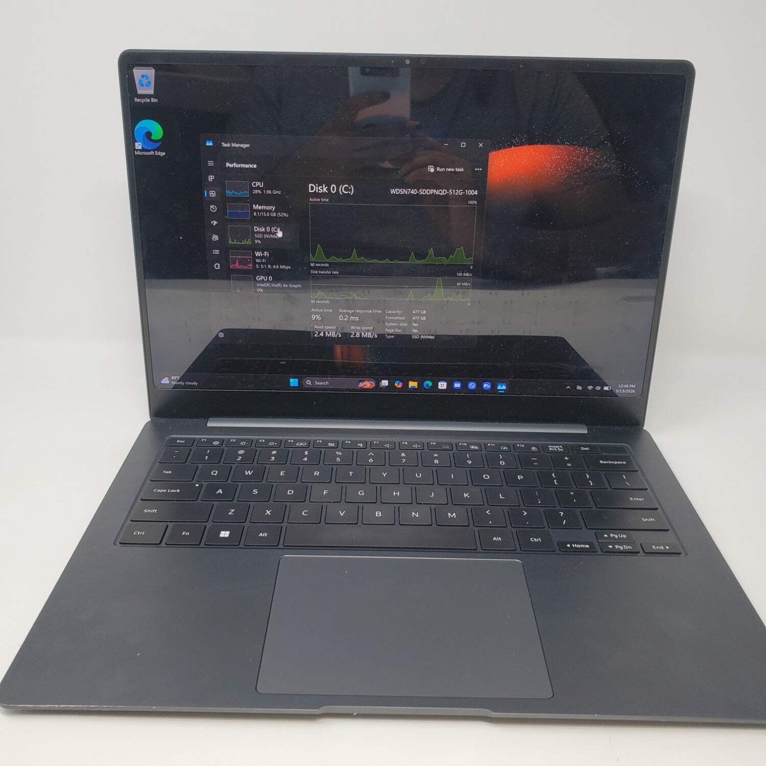 Samsung Galaxy Book3 Pro NP940XFG 13.3″ i7-1360P 2.2GHz 16GB RAM 512GB SSD