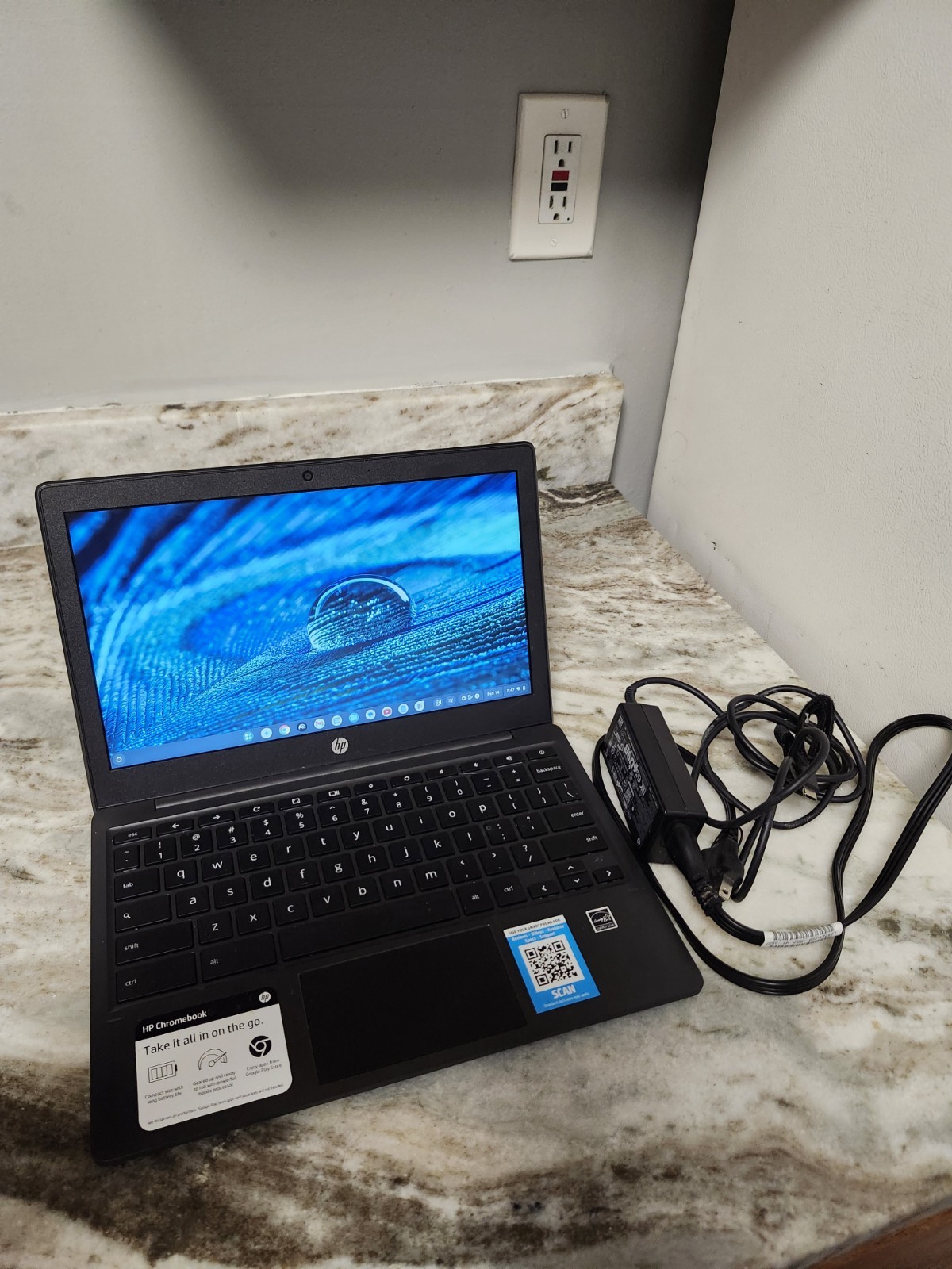 Hp Chromebook 11.6in (11a-na0035nr) 32gb ash gray