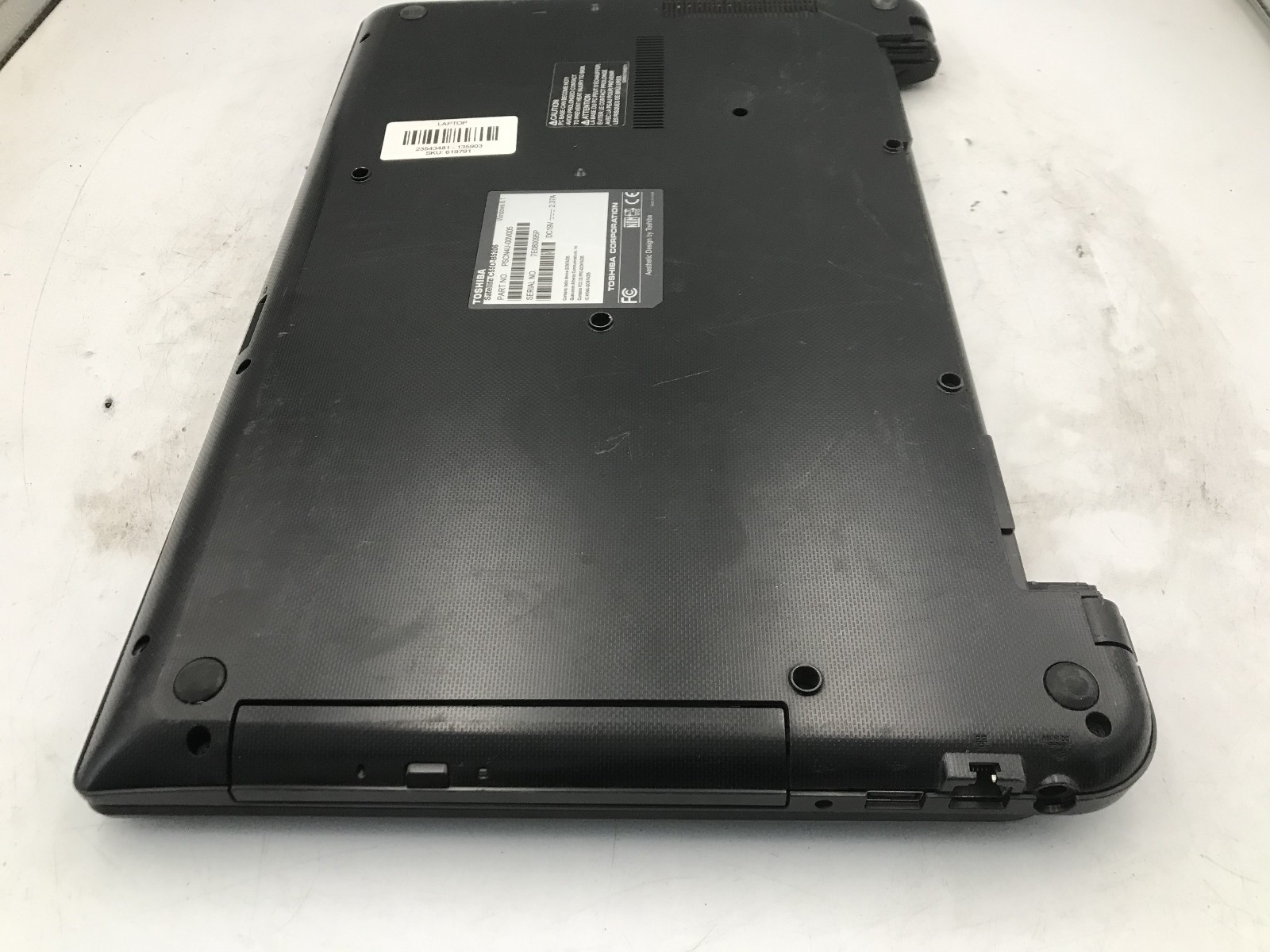 TOSHIBA SATELLITE C55D B5206 – BOOTS TO BIOS – AMD A8 6410 – 4GB RAM – READ – BB