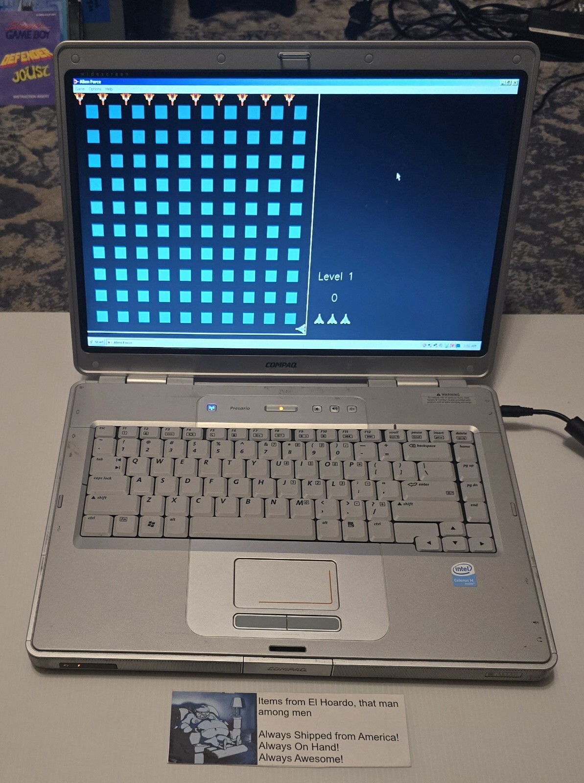 Compaq Presario C500 Intel Celeron M 520 1.60 GHz 512MB RAM 80GB HDD Win XP Fun!