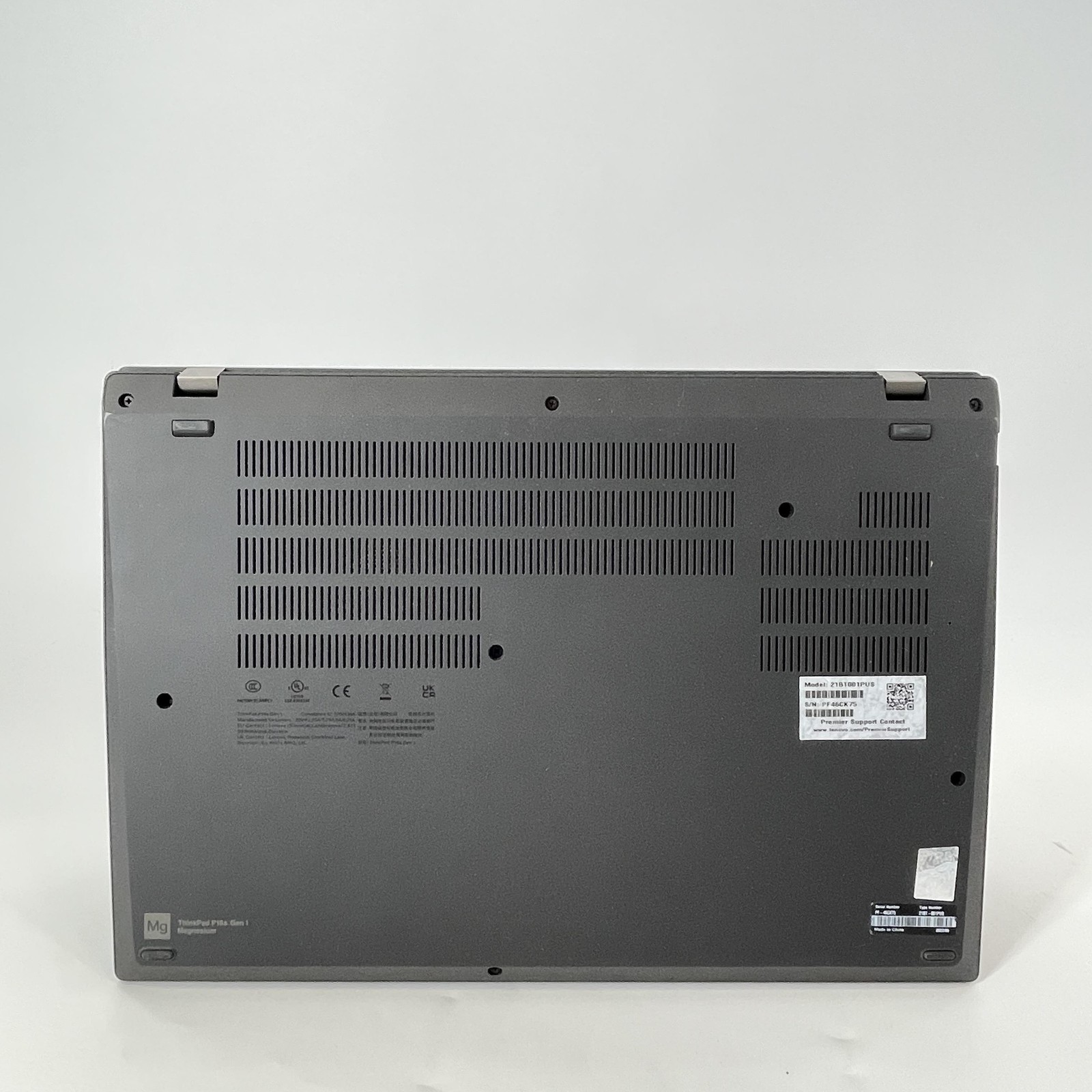 Lenovo ThinkPad P16s Gen 1 FHD+ 2.1 GHz i7-1260P 16GB 512GB SSD T550 Very Good