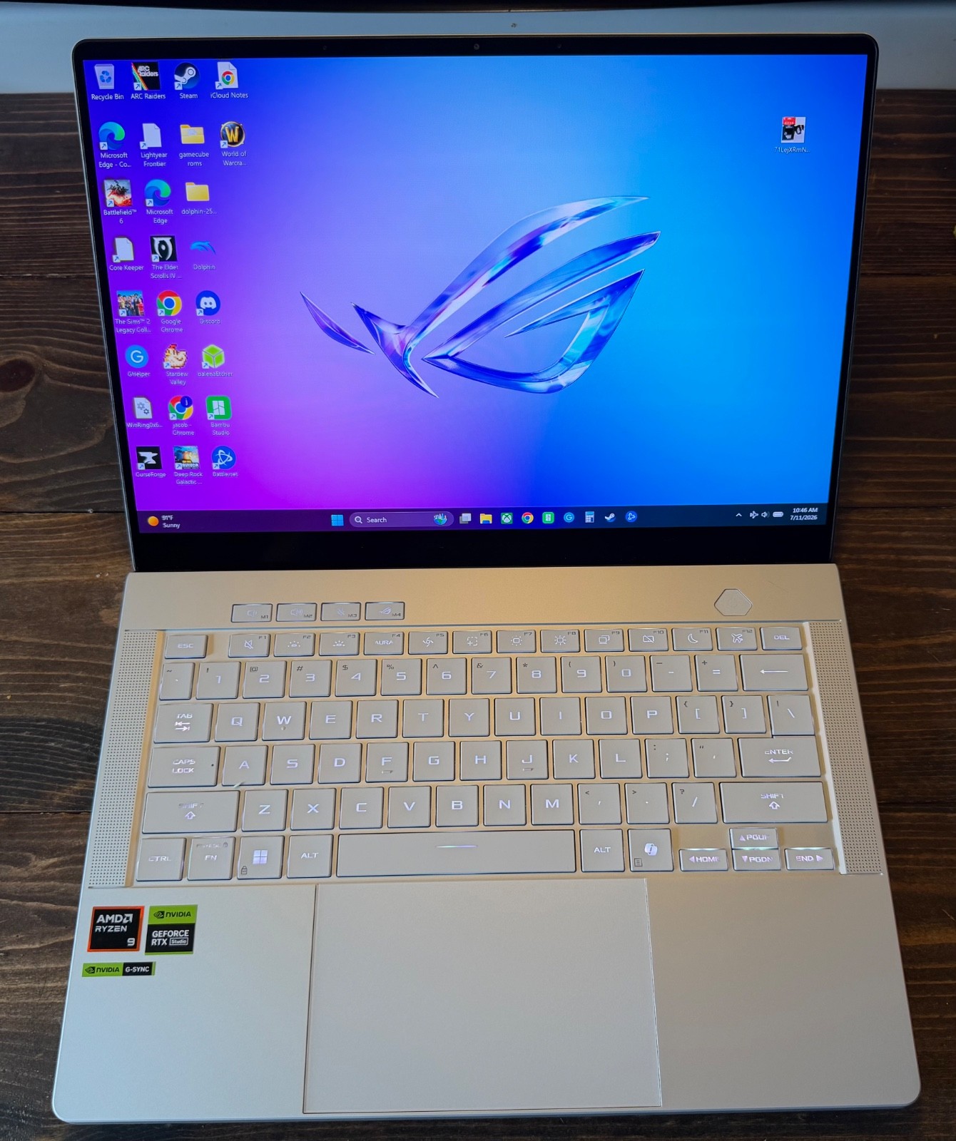ASUS ROG Zephyrus G14 14″ 3K OLED 120Hz Ryzen 9 270 16GB RTX 5060 1TB SSD