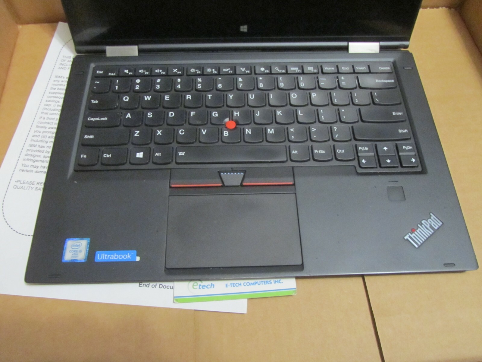 ThinkPad X1 Yoga i5-6300U 8GB RAM 512GB SSD, 14″ WQHD 2560×1440 Touch Screen pen