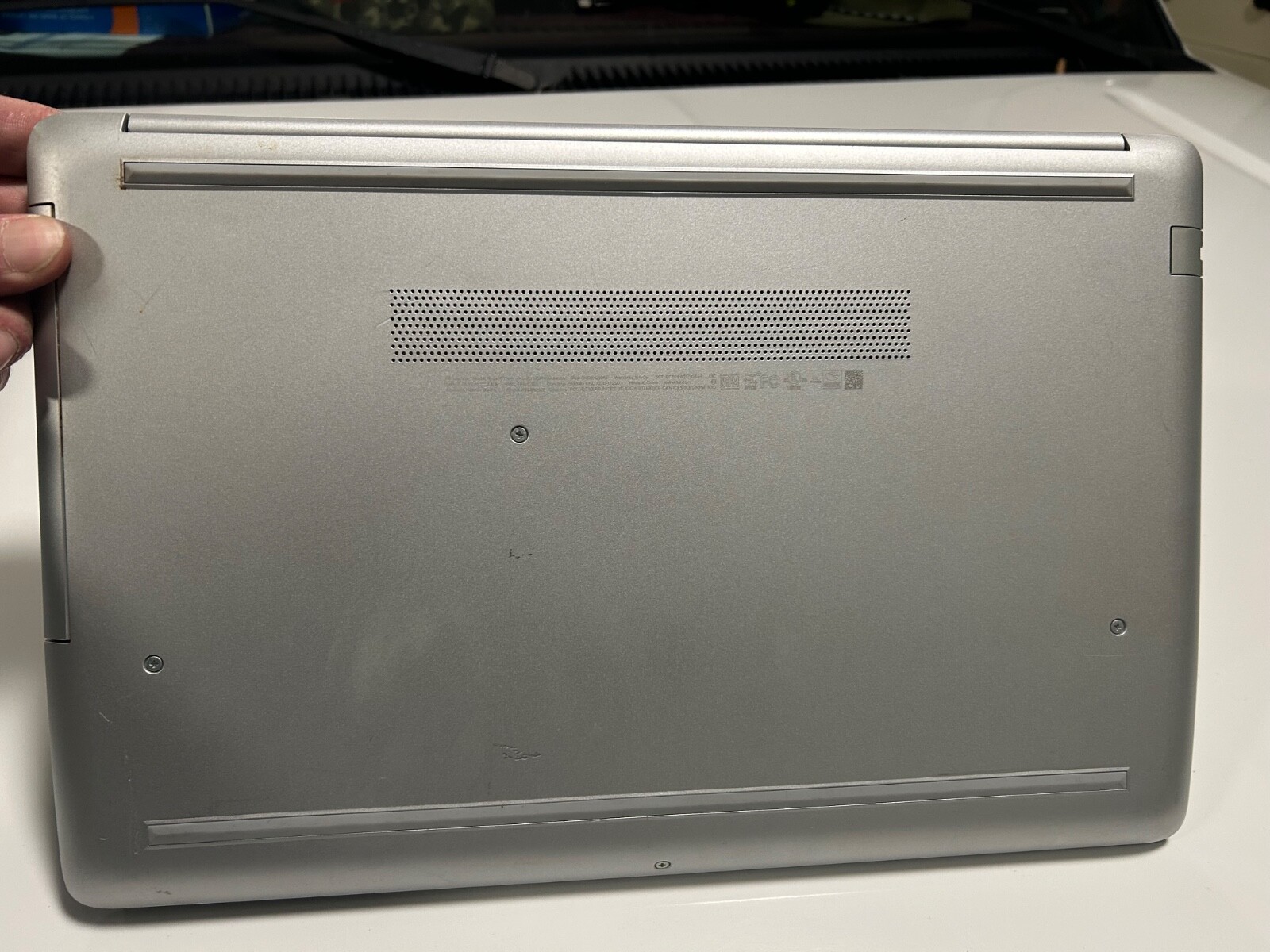 hp laptop touchscreen 15-da0xxx 7th gen i5 silver gently used