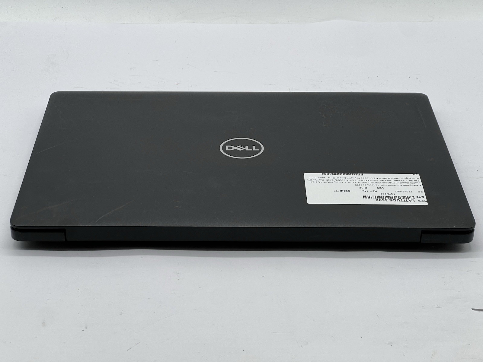 Dell Latitude 3590, i7-8550U CPU, @ 1.80GHz, 8GB RAM, 256GB SSD-No OS/Charger