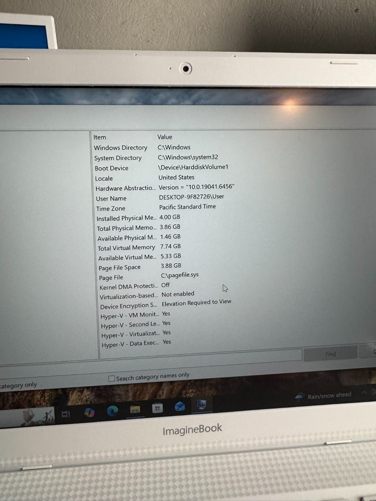 ASUS ImagineBook MJ401TA 14″ m3-8100Y 4GB 128GB SSD Windows 10 Pro Laptop