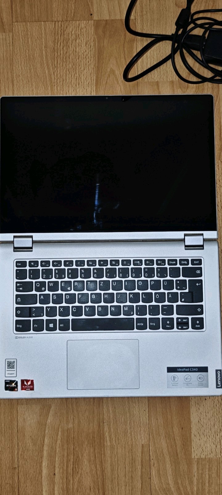Lenovo Ideapad C340-14API 14″ Laptop Ryzen 5 8GB Ram Vega8 W11 New Battery
