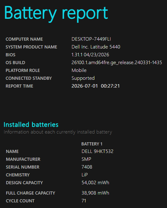 Dell Latitude 5440 – 14″ FHD, i7 1355U, 16GB RAM, 512GB SSD, W11 Pro