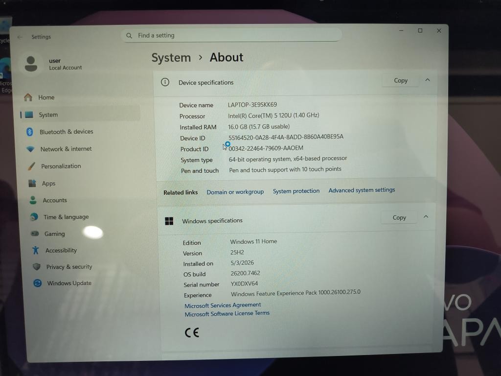 LENOVO IDEAPAD 5 2-IN-1 16IRU9 (P20034249)