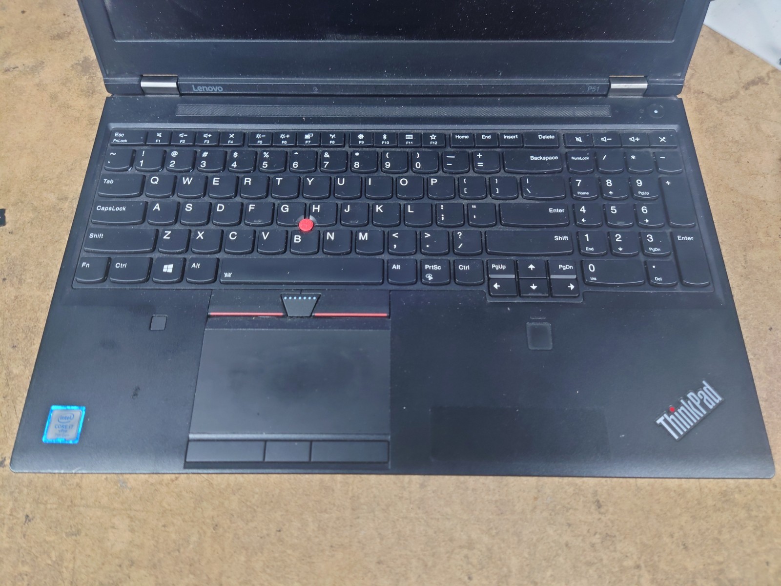 Lenovo ThinkPad P51 15.6″ UHD i7-7820HQ 16GB RAM NVIDIA M2200M No Battery/OS/SSD