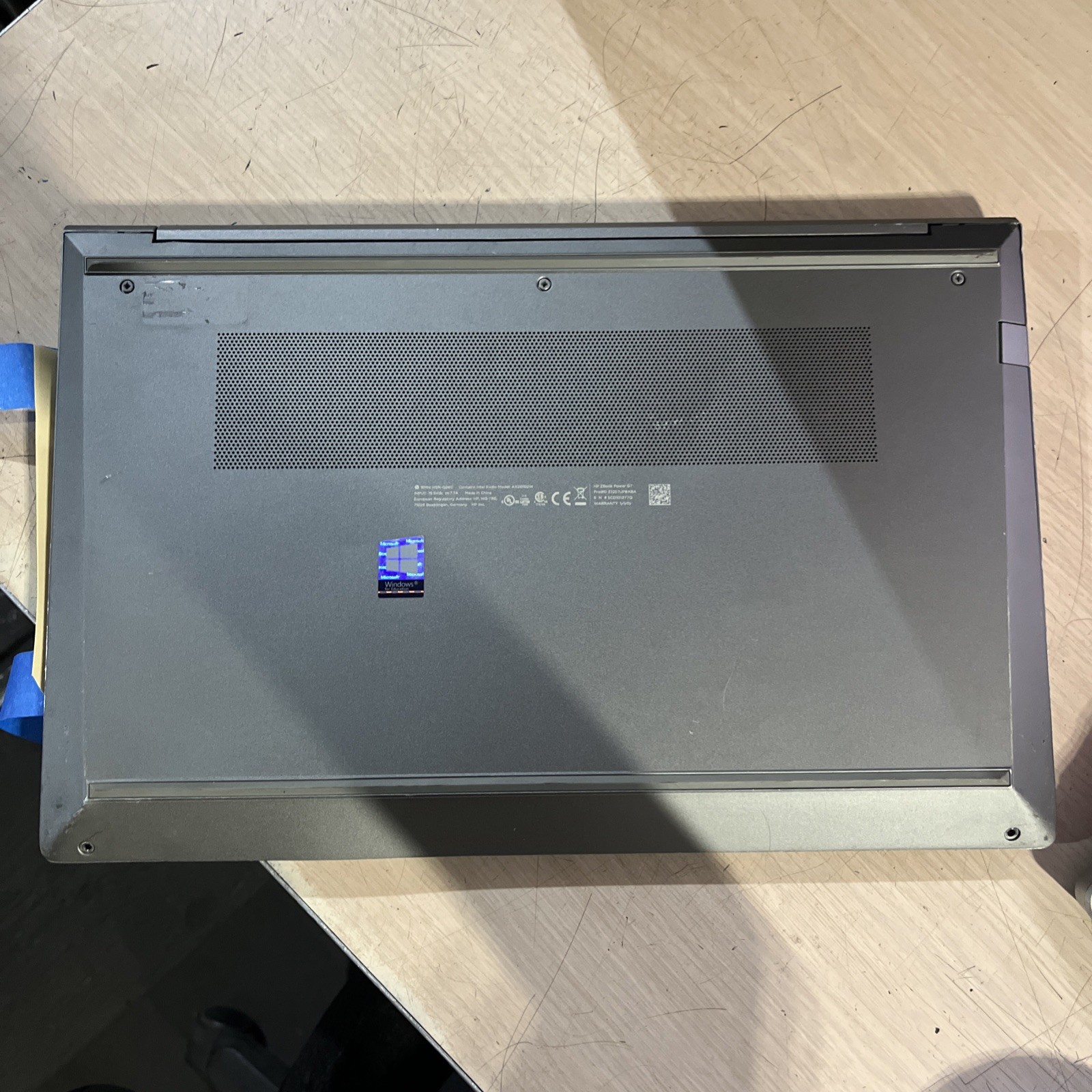 HP ZBOOK POWER G7 MOBILE INTEL CORE I7-10850H 2.70GHZ 8GB RAM NO HD