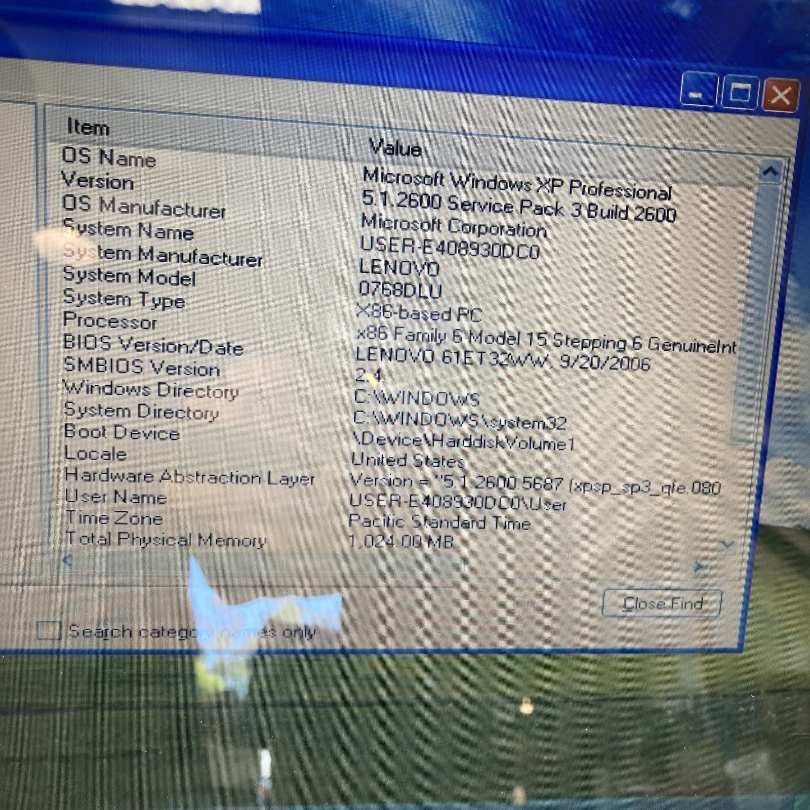 Lenovo 3000 N100 Laptop Intel Core 2 T5500 1.66GHz 1GB RAM 120GB HDD Windows XP