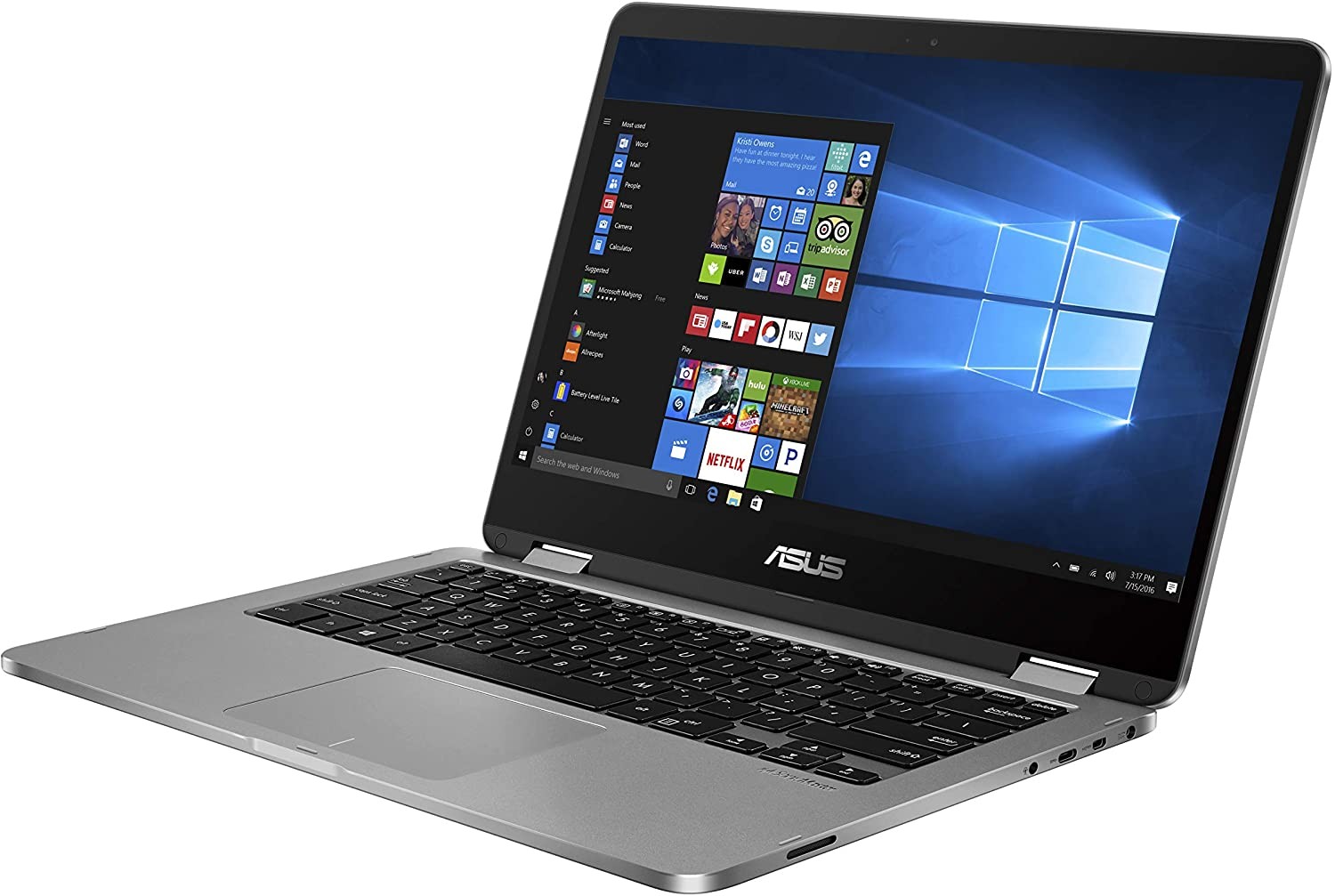 ASUS Vivobook Flip 14 14″ Touch Intel Celeron N4020 4GB 128GB eMMC W10H Laptop