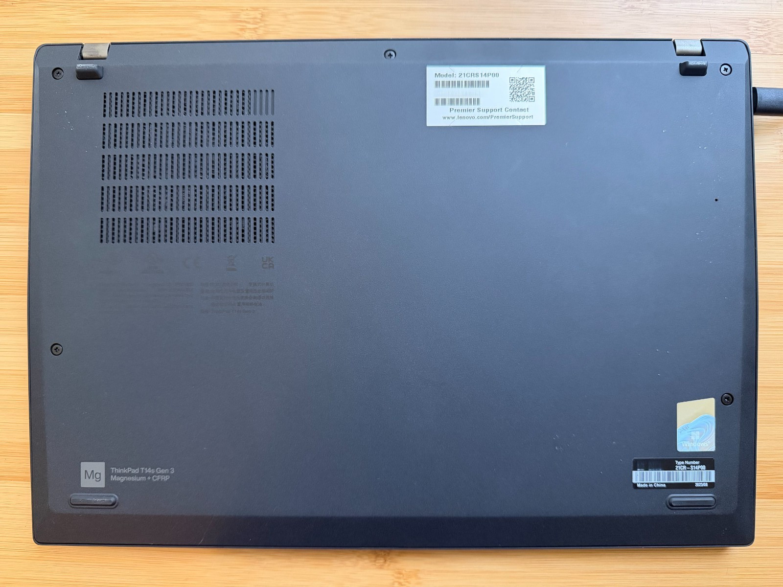 Lenovo ThinkPad T14s Gen 3 (2023), Ryzen 5 Pro 6650U, 16GB, 256GB, Win 11 Pro