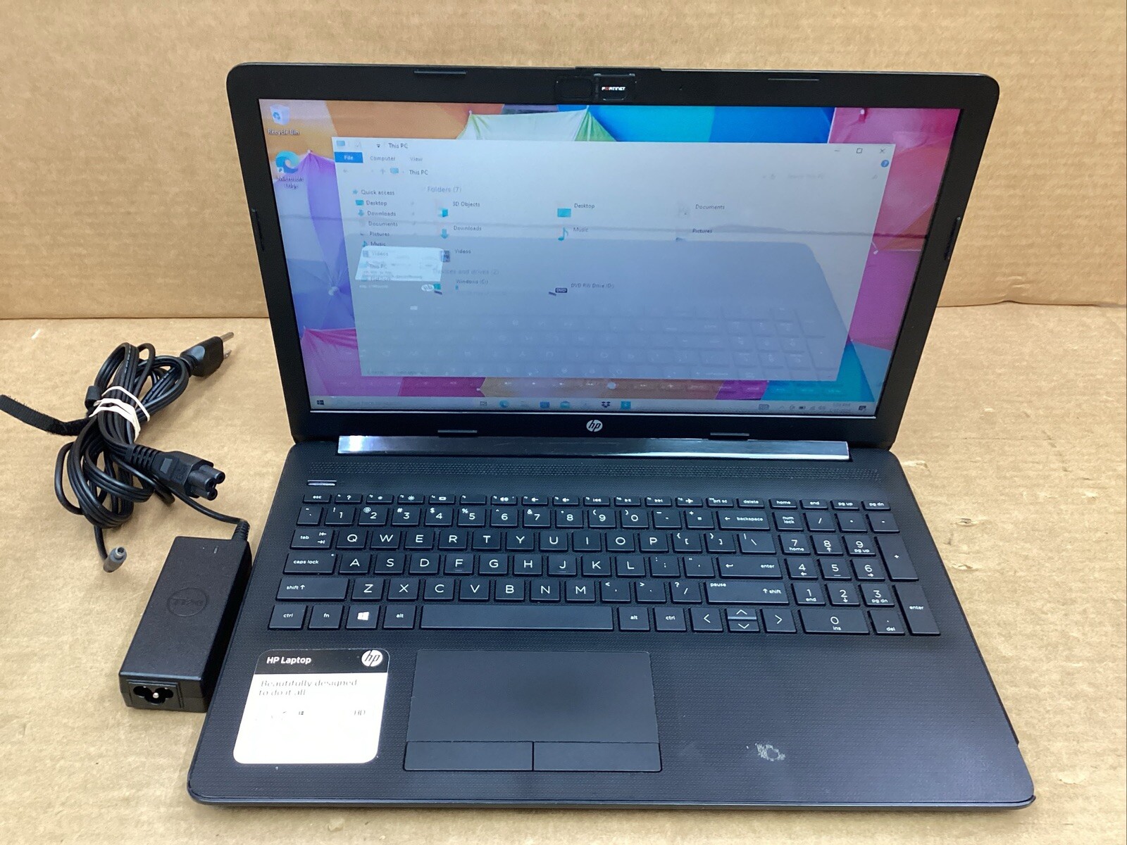 HP 15-Db0015Dx 15.6″ Laptop AMD A6 9225 4GB 1 TB SSD W10P
