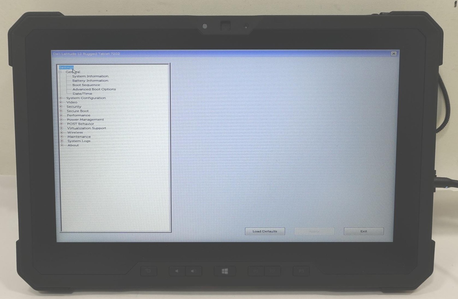 Dell Latitude 12 Rugged 7202 11.6″ Core M-5Y71 1.20GHz 8GB No SSD Tablet