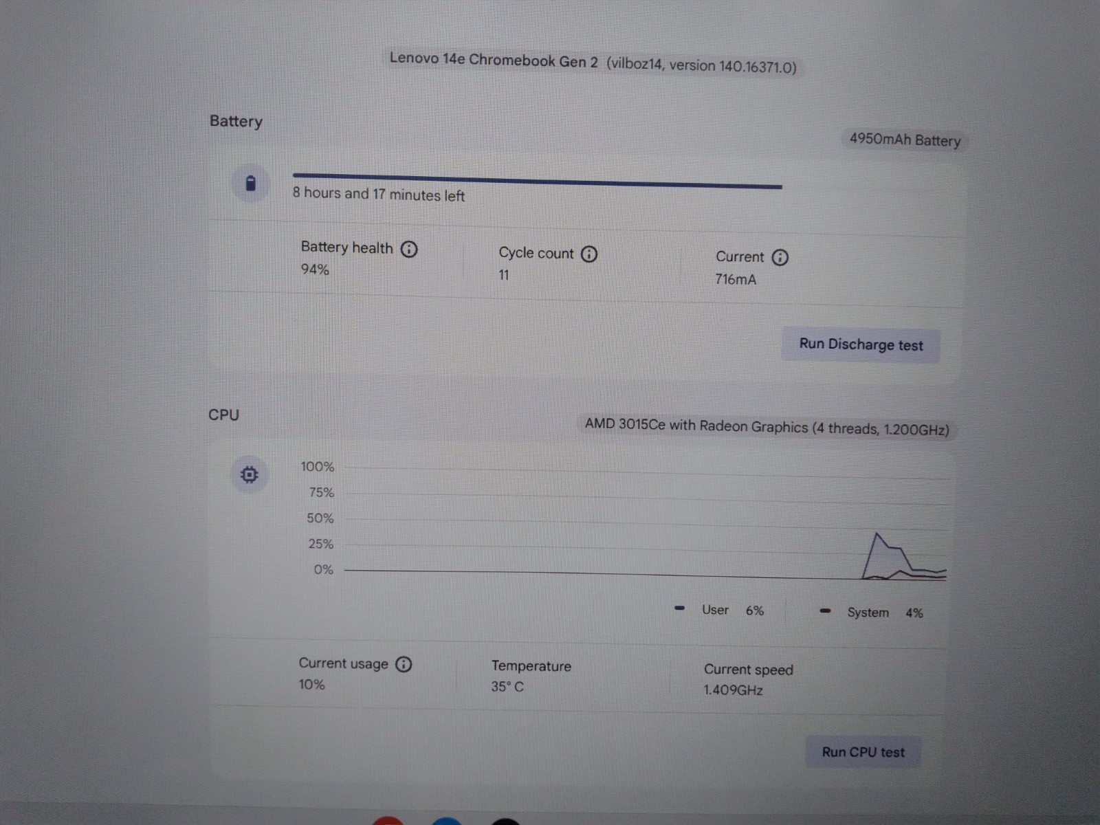 Lenovo 14e Chromebook Gen 2 14″ Touchscreen AMD 3015Ce, 4GB RAM, 32GB EMMC