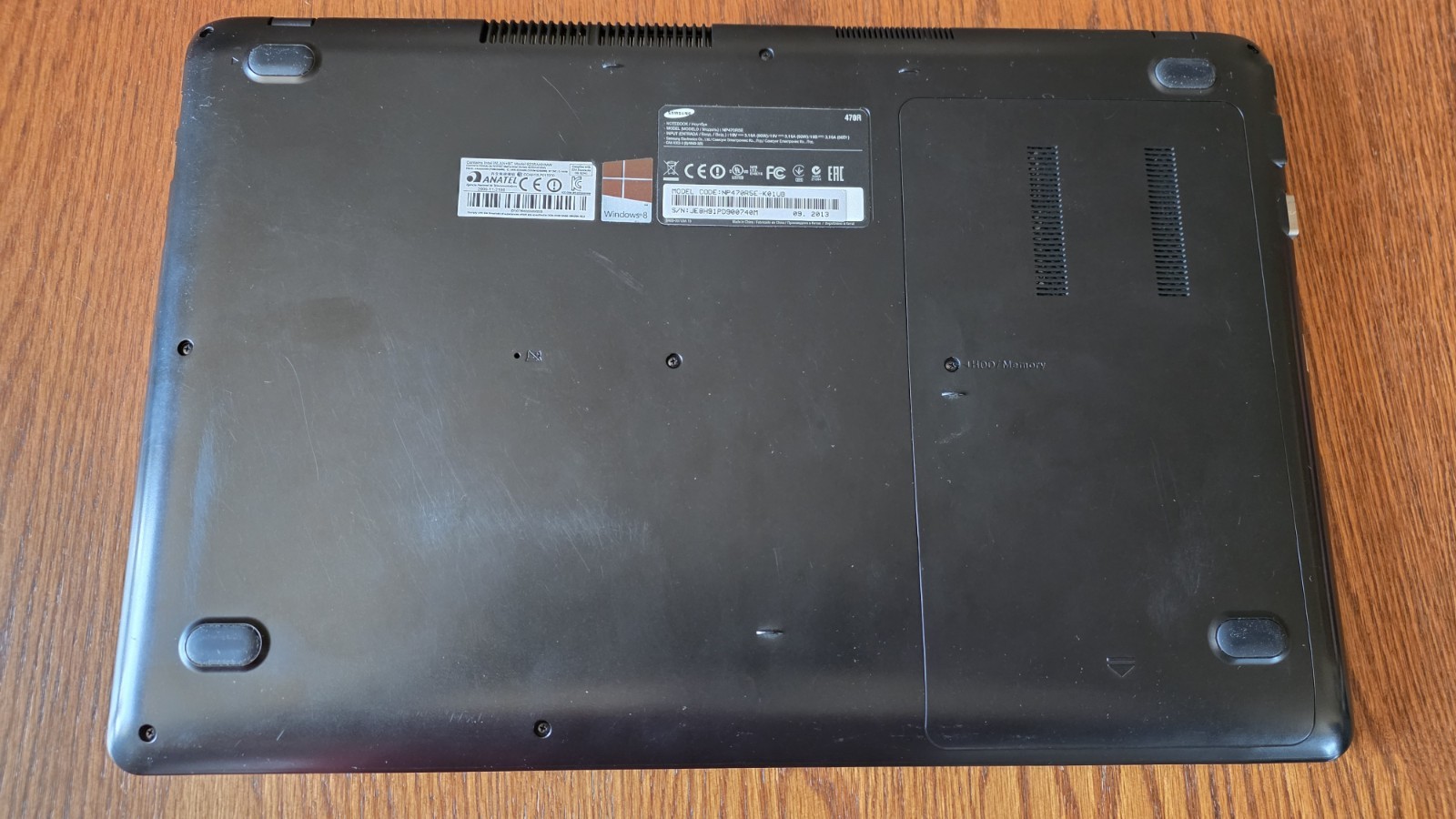 Samsung NP470R5E 15.6″ Laptop Intel Core i5-3230M @ 2.60 Ghz 6GB 750GB HDD W10