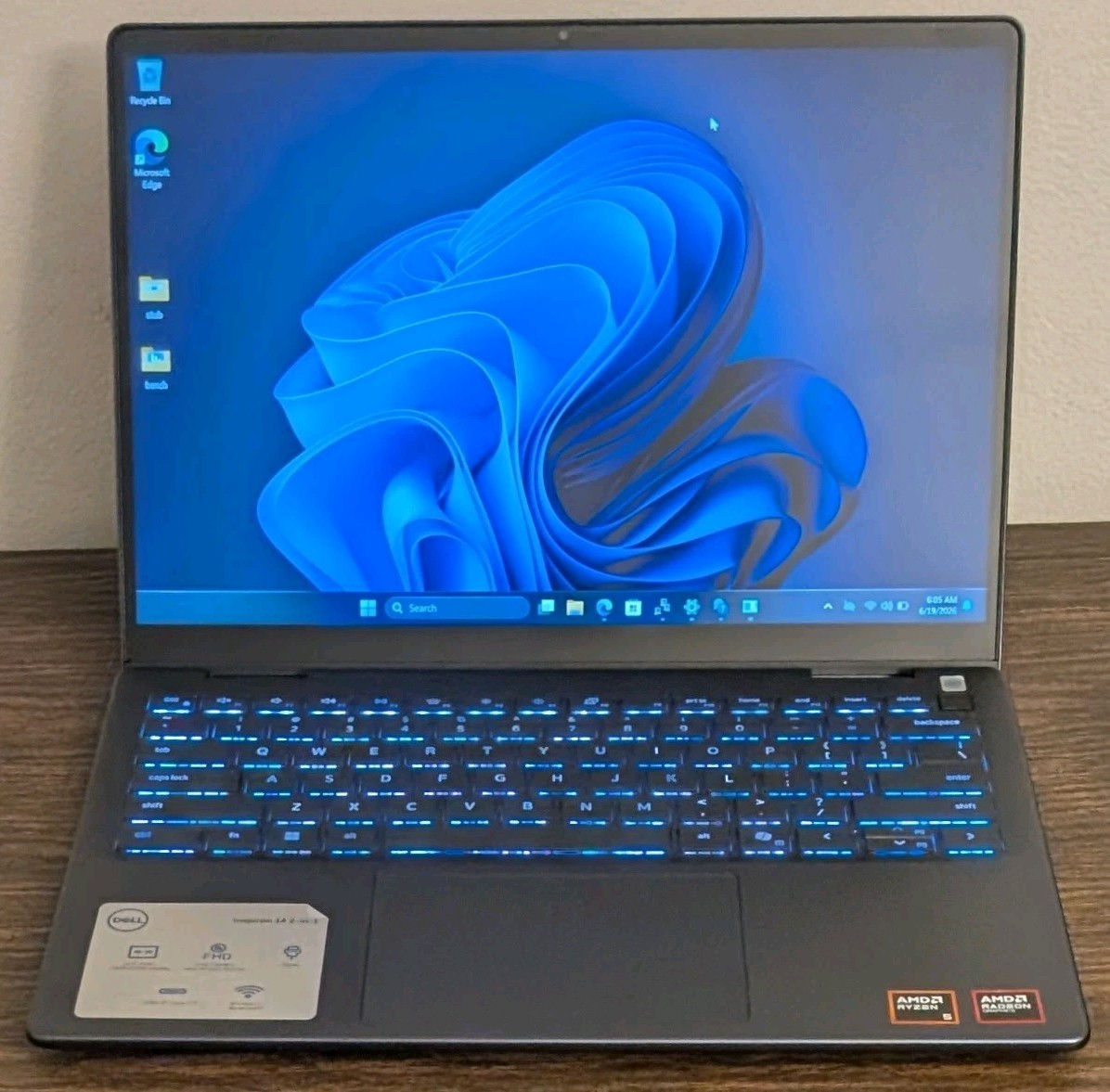 Dell Inspiron 14 7445 2-in-1 FHD+ Touch (AMD Ryzen 5 8640HS, 8GB/512GB SSD) Blue