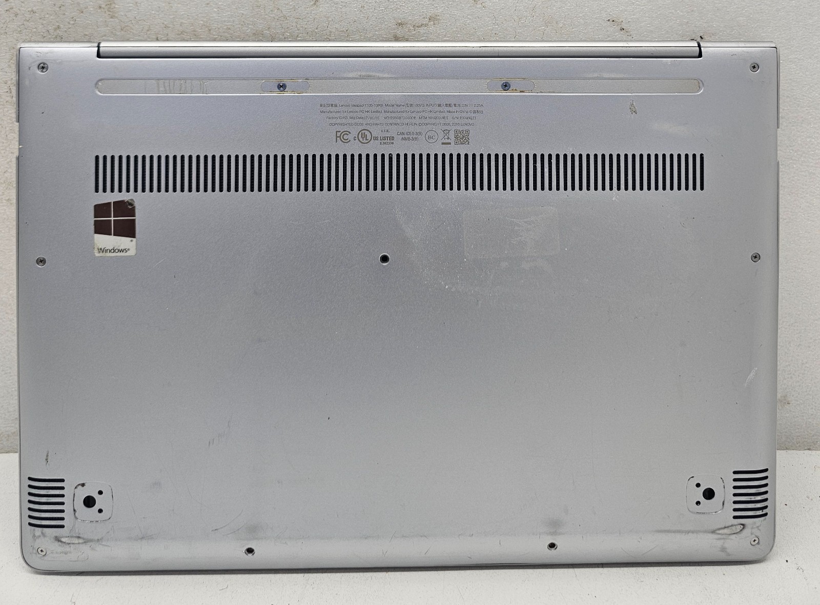 Lenovo IdeaPad 710S-13IKB 13.3″ Laptop Intel Core i7-7500U 8GB Ram NO HD/OS (FL)