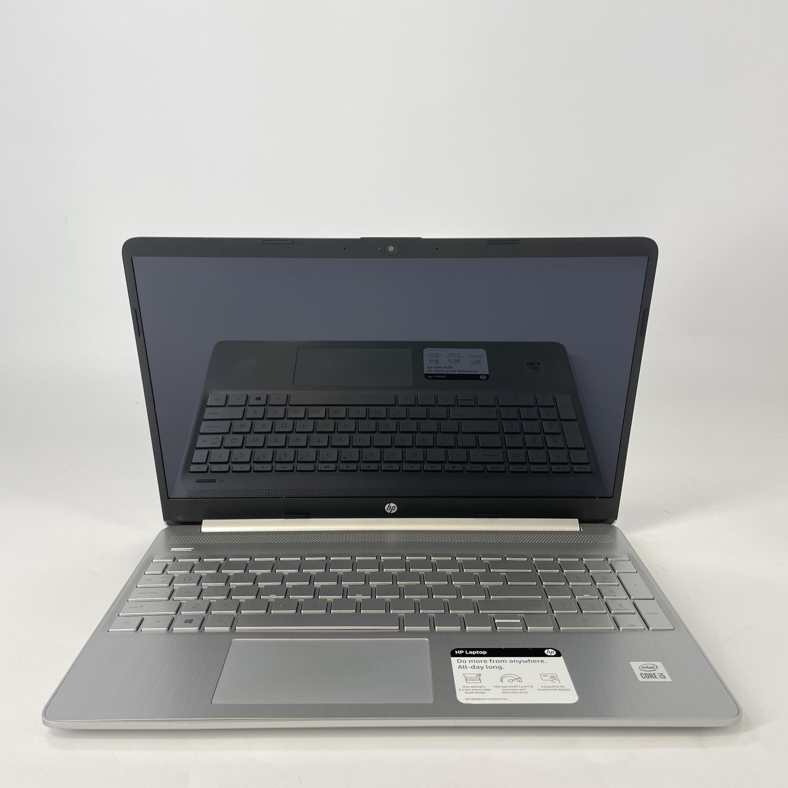 HP Notebook 15 Silver HD TOUCH i5-1035G1 1.00GHz 12GB 256GB SSD Good