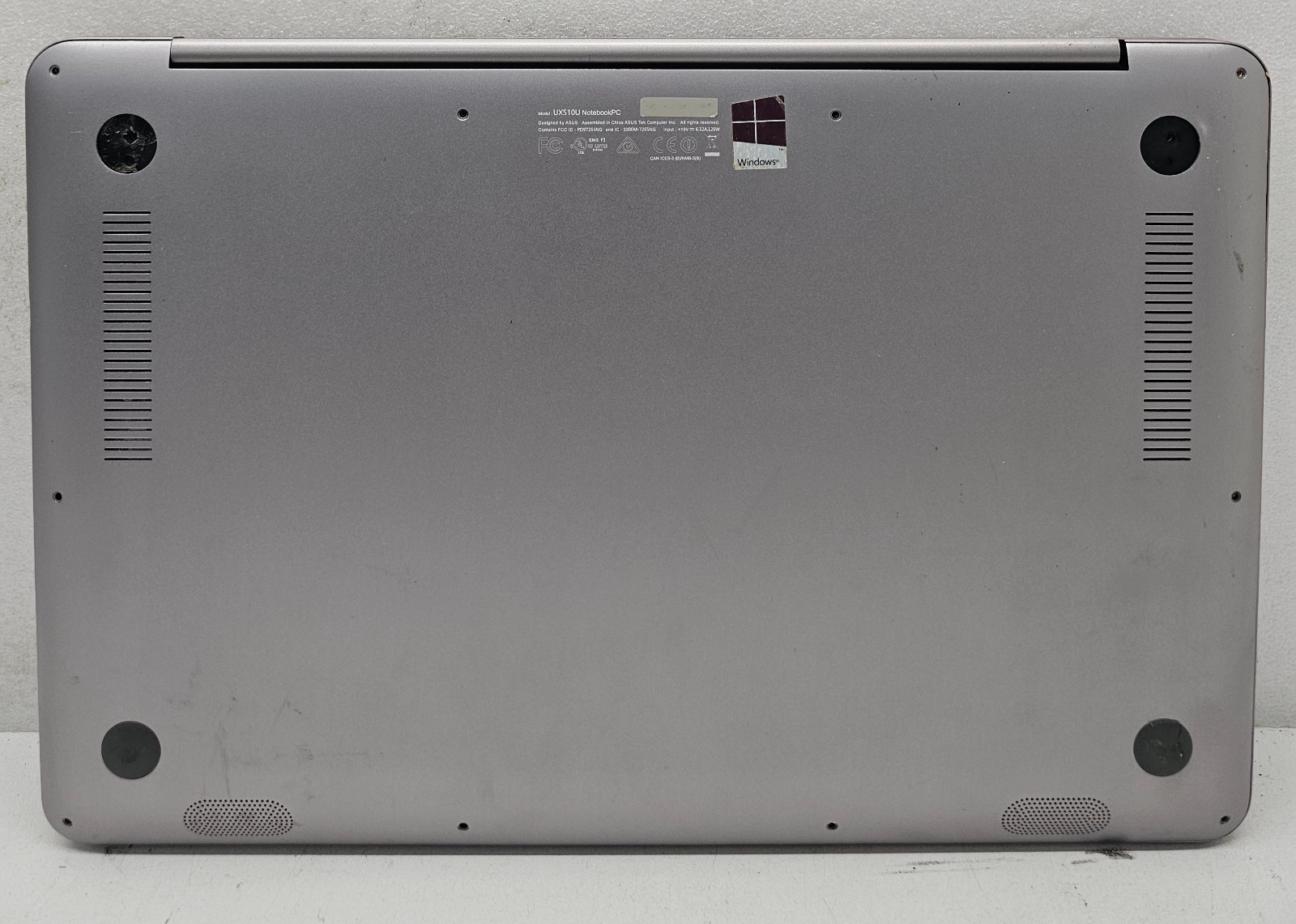ASUS ZenBook UX510U 15.6″ Laptop Intel Core i7-6500U 16GB Ram NO HD/OS (FL)