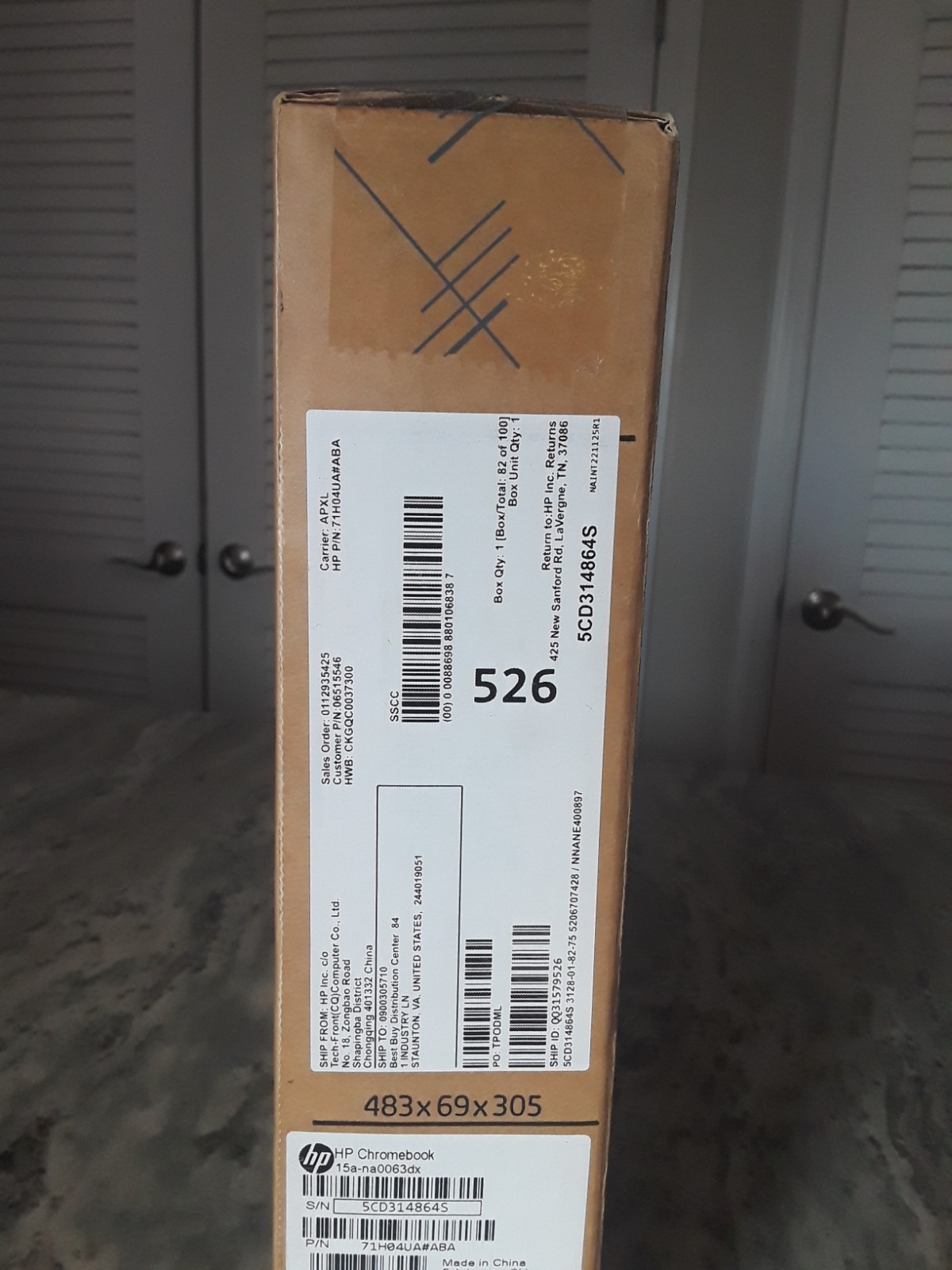 HP Chromebook 15.6” (64GB eMMC Intel Pentium Silver 3.3GHz 8GB RAM) Laptop 