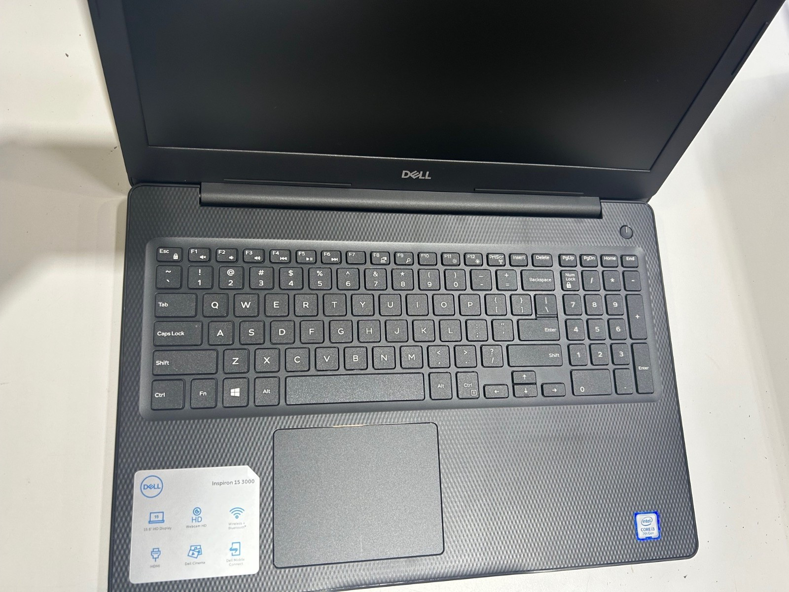 Dell Inspiron 3581 Laptop i3-7020U 15.6″ HD 8GB 1TB Webcam Black Win11